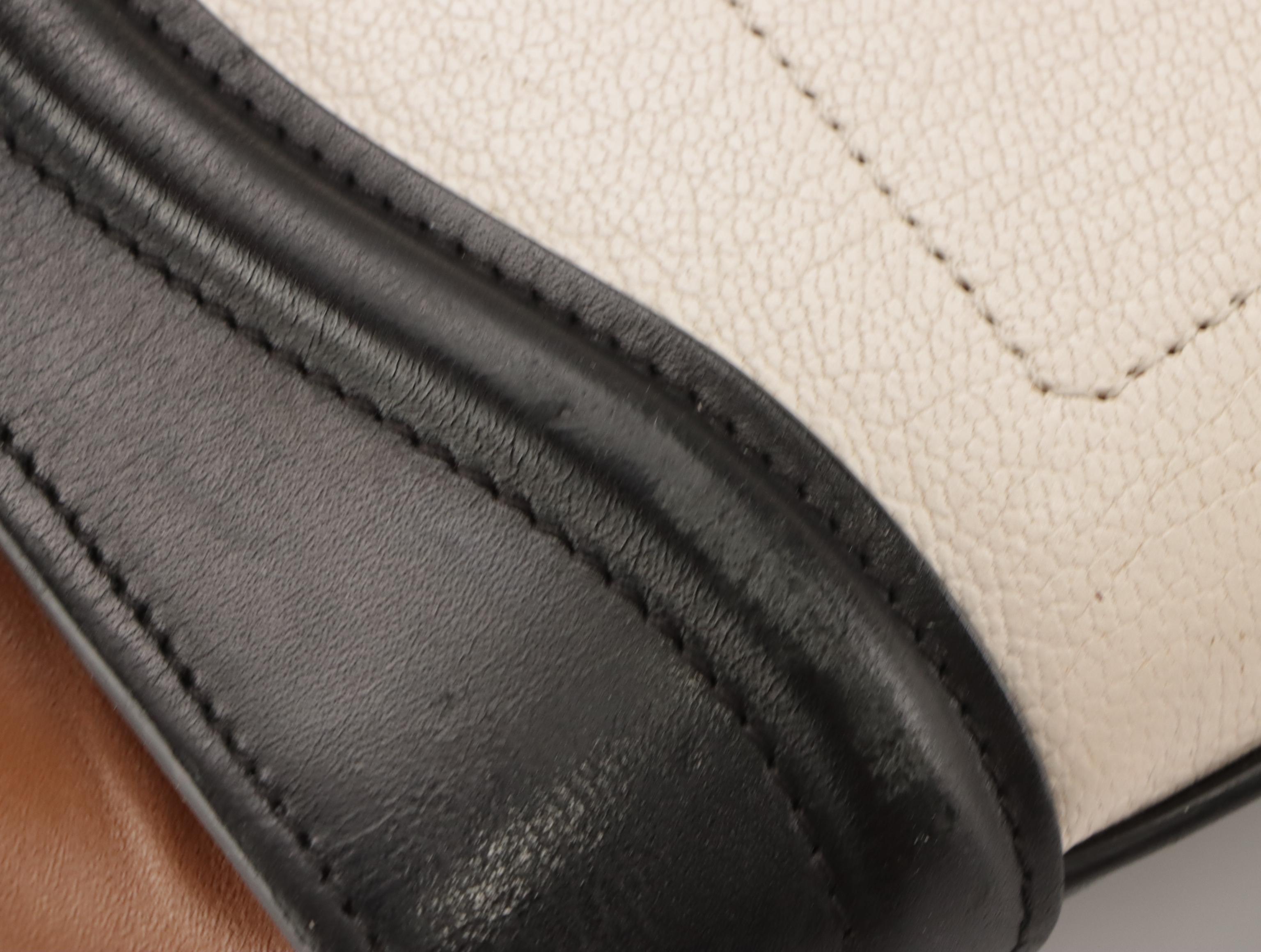 Céline Micro Luggage Handbag Tote in Tricolor Calfskin Leather