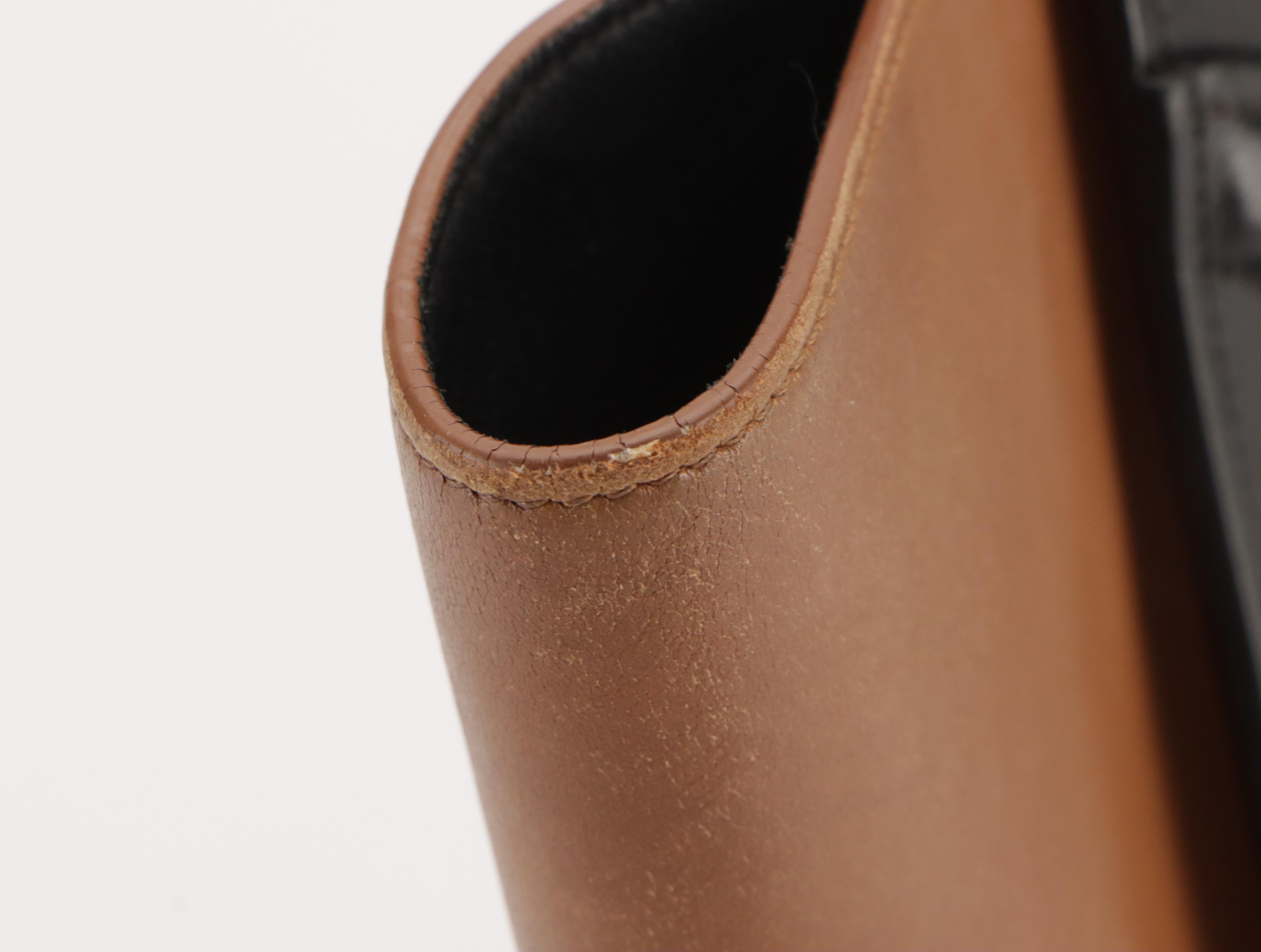 Céline Micro Luggage Handbag Tote in Tricolor Calfskin Leather