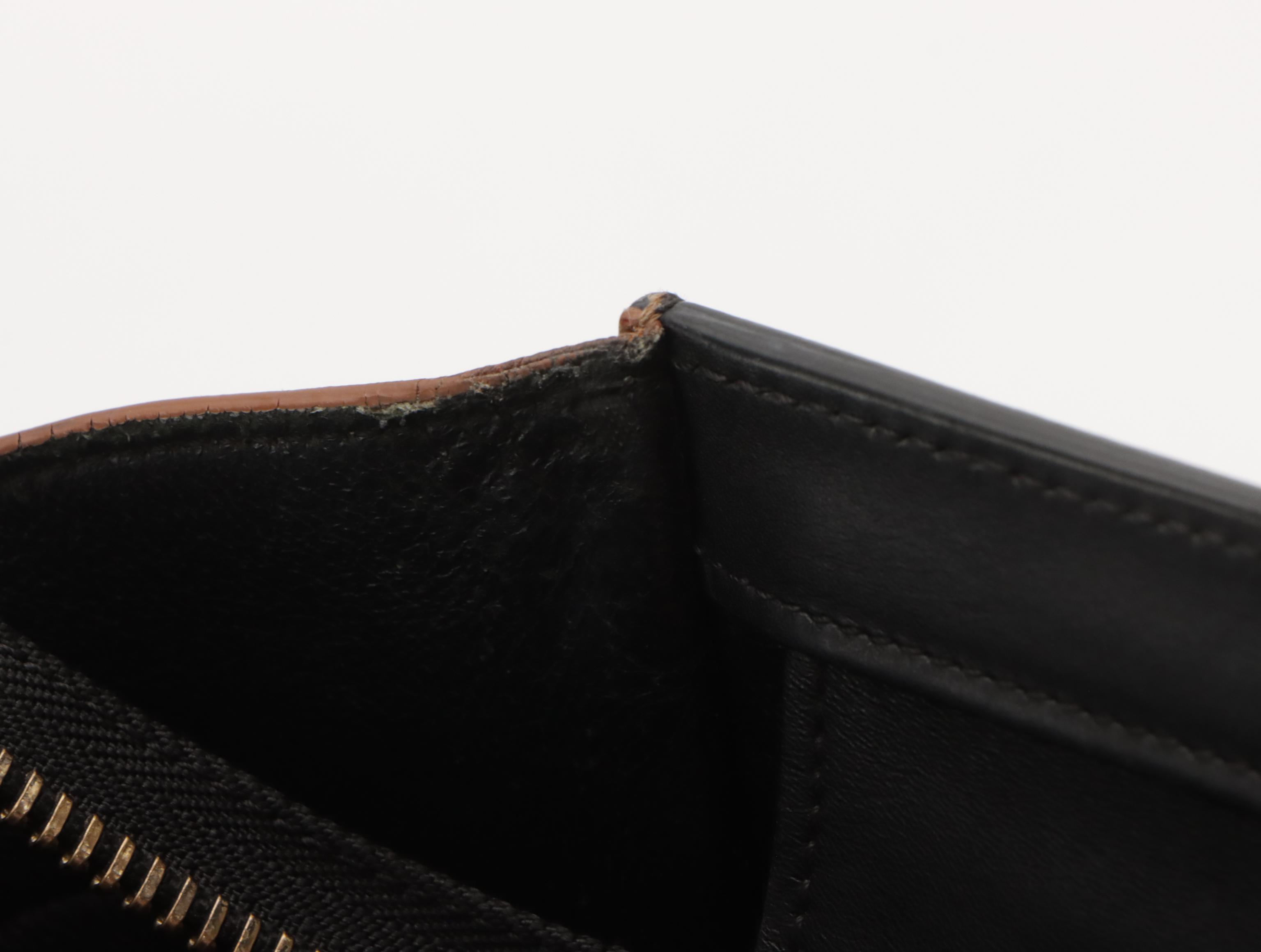 Céline Micro Luggage Handbag Tote in Tricolor Calfskin Leather