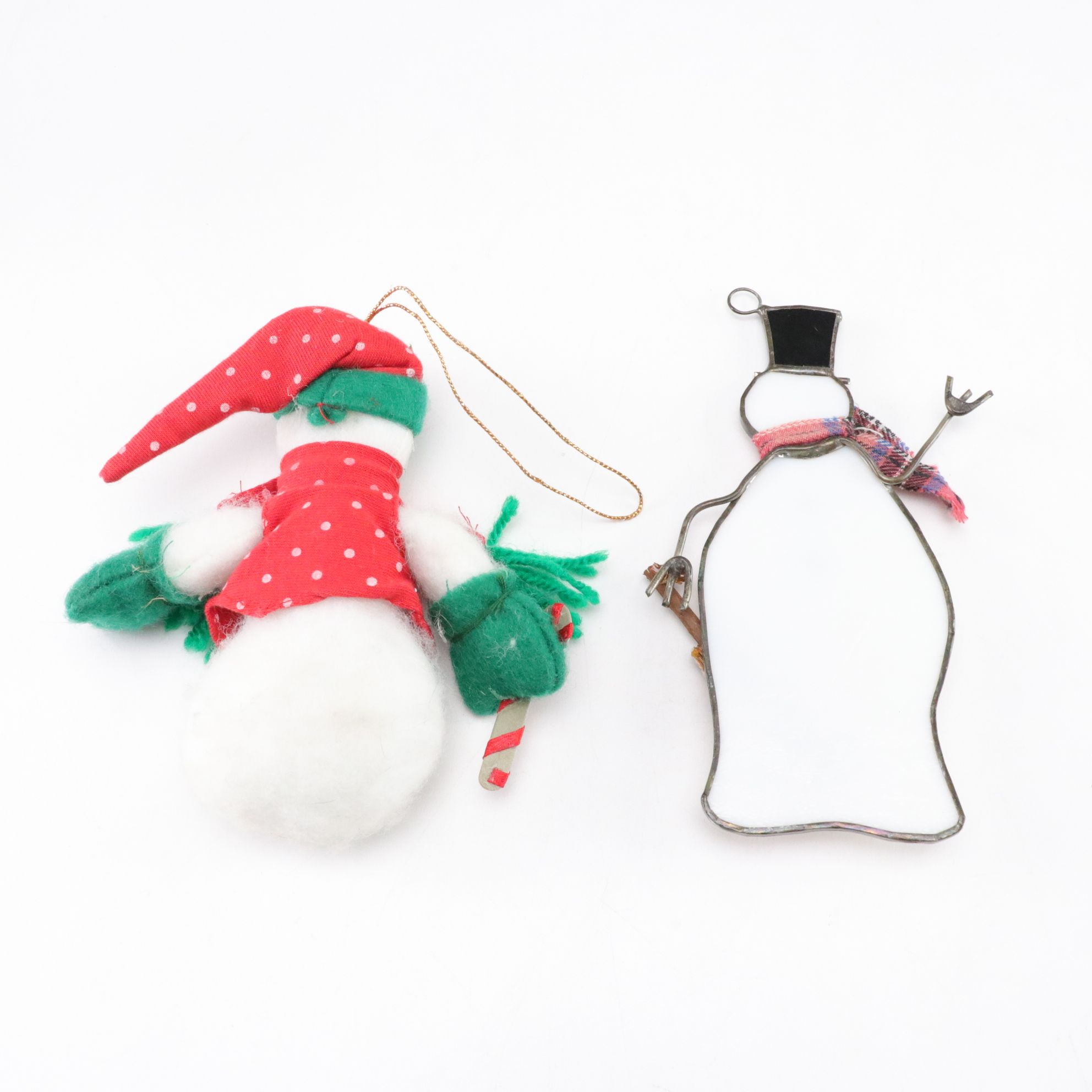 Stained Glass Snowman Window Hangers & Other Holiday Decor