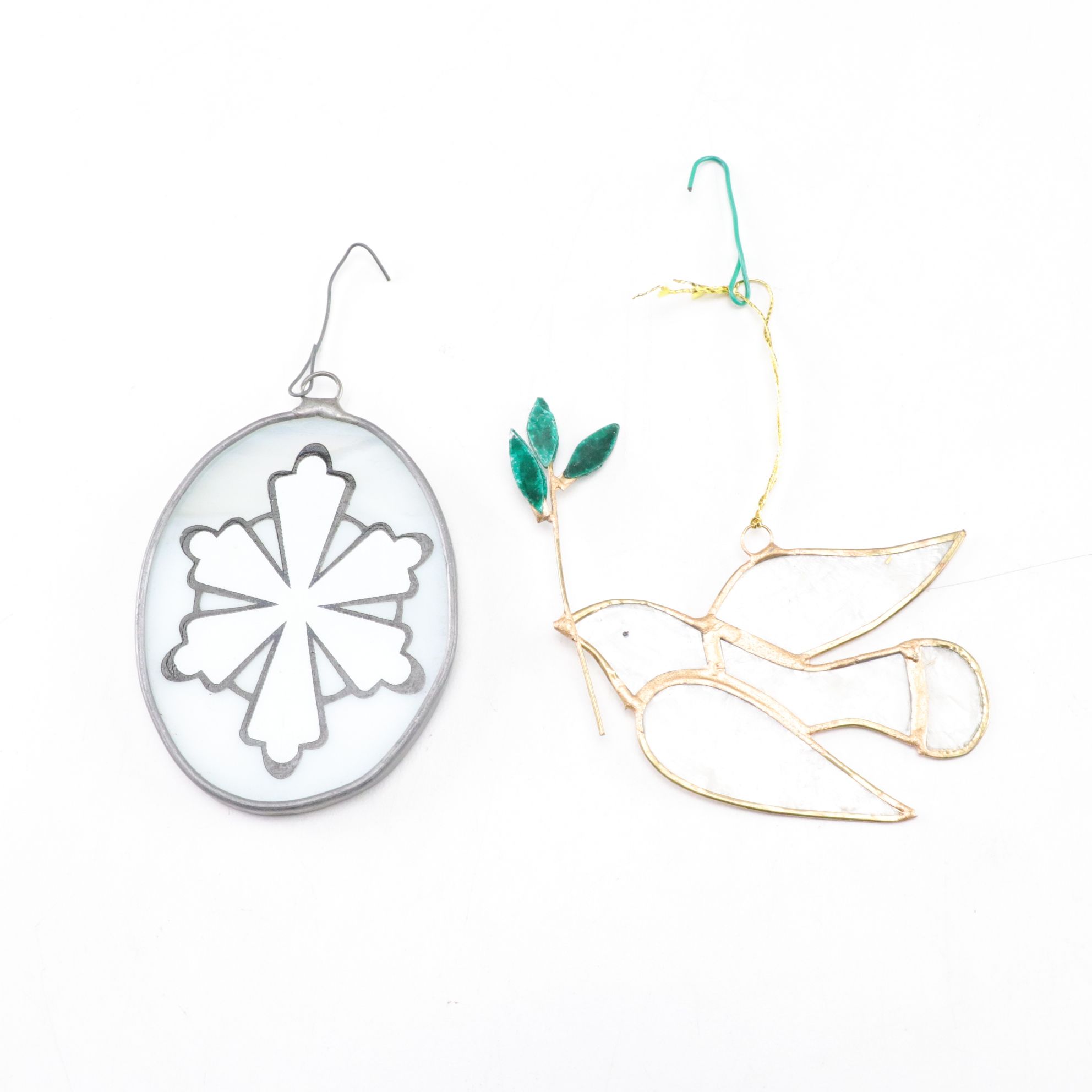 Stained Glass Snowman Window Hangers & Other Holiday Decor