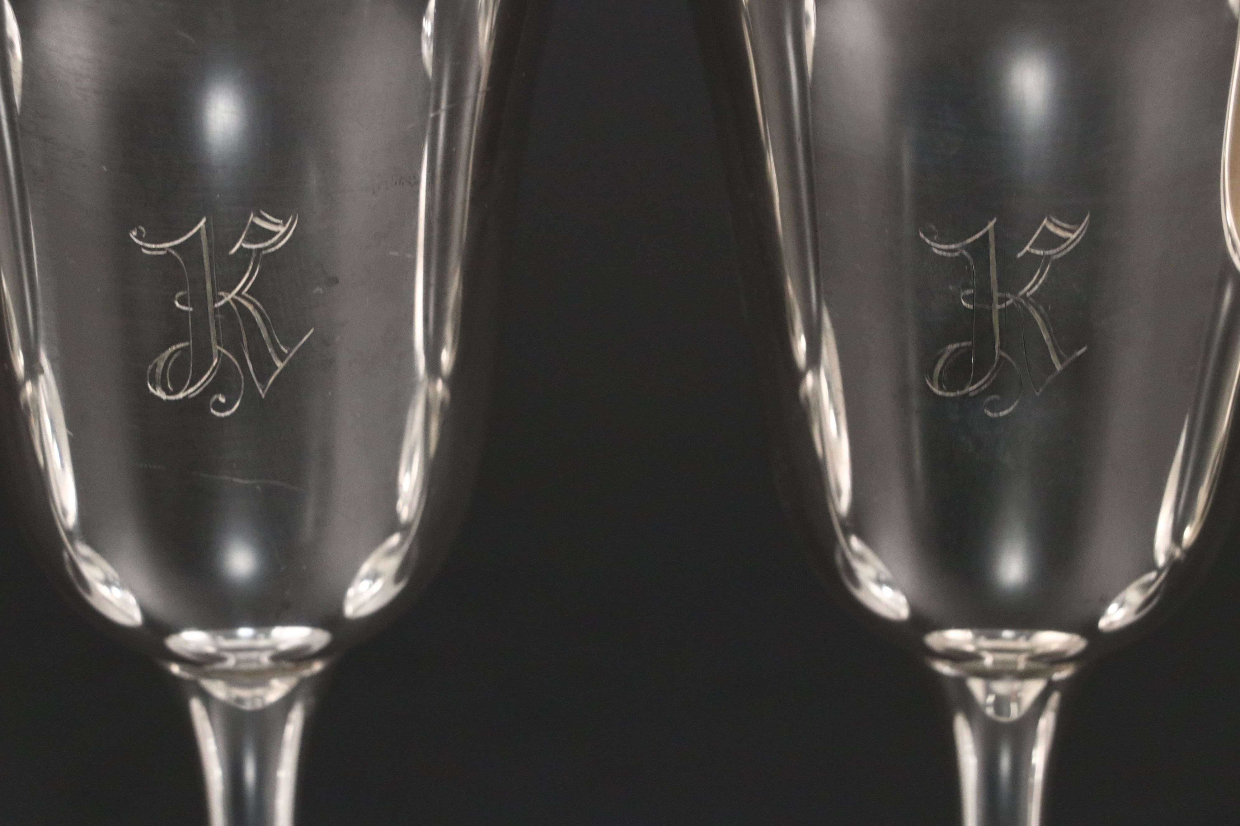 Gorham Sterling Silver Goblets and Newport Sterling Silver Cordial