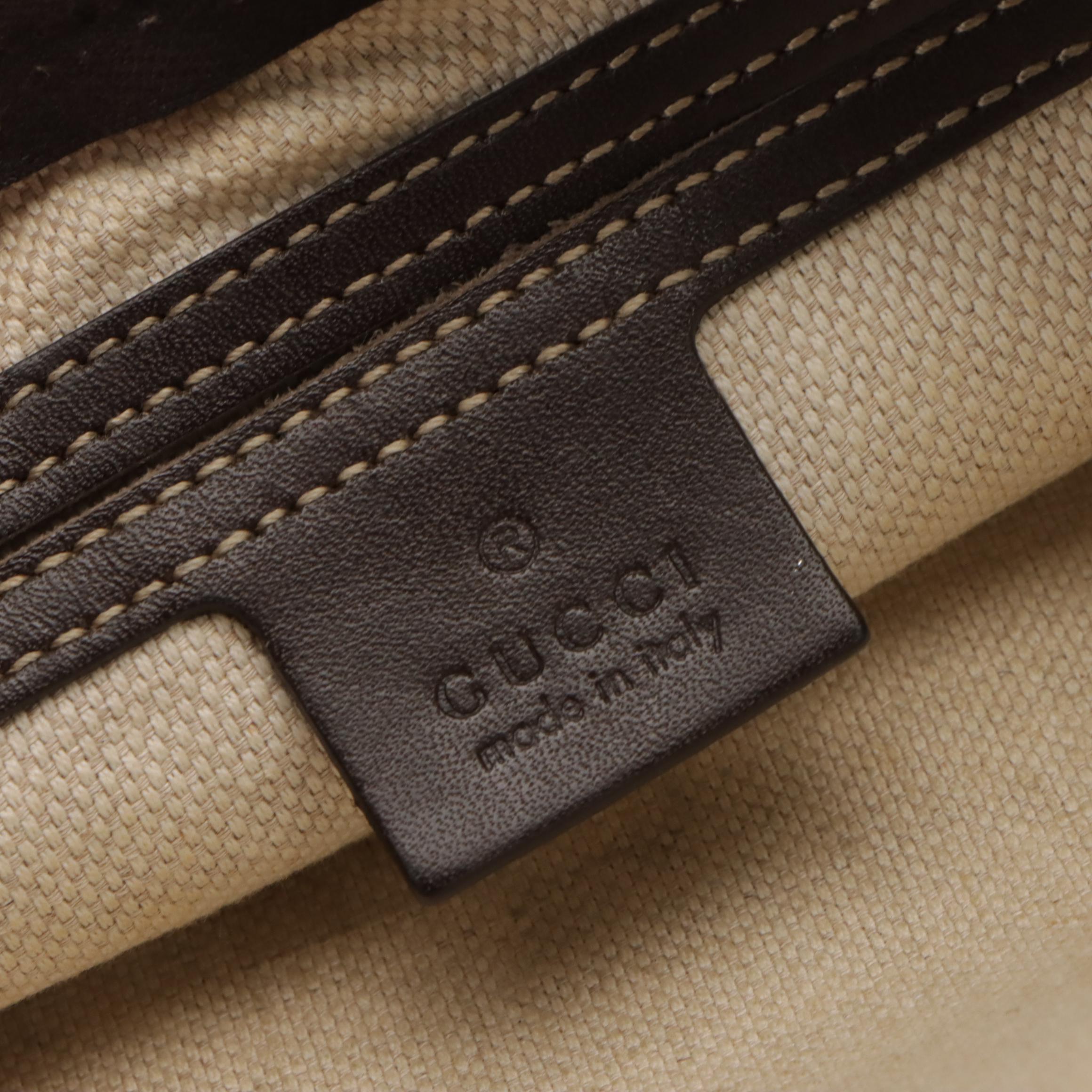 Gucci GG Supreme Canvas and Leather Belt Bag