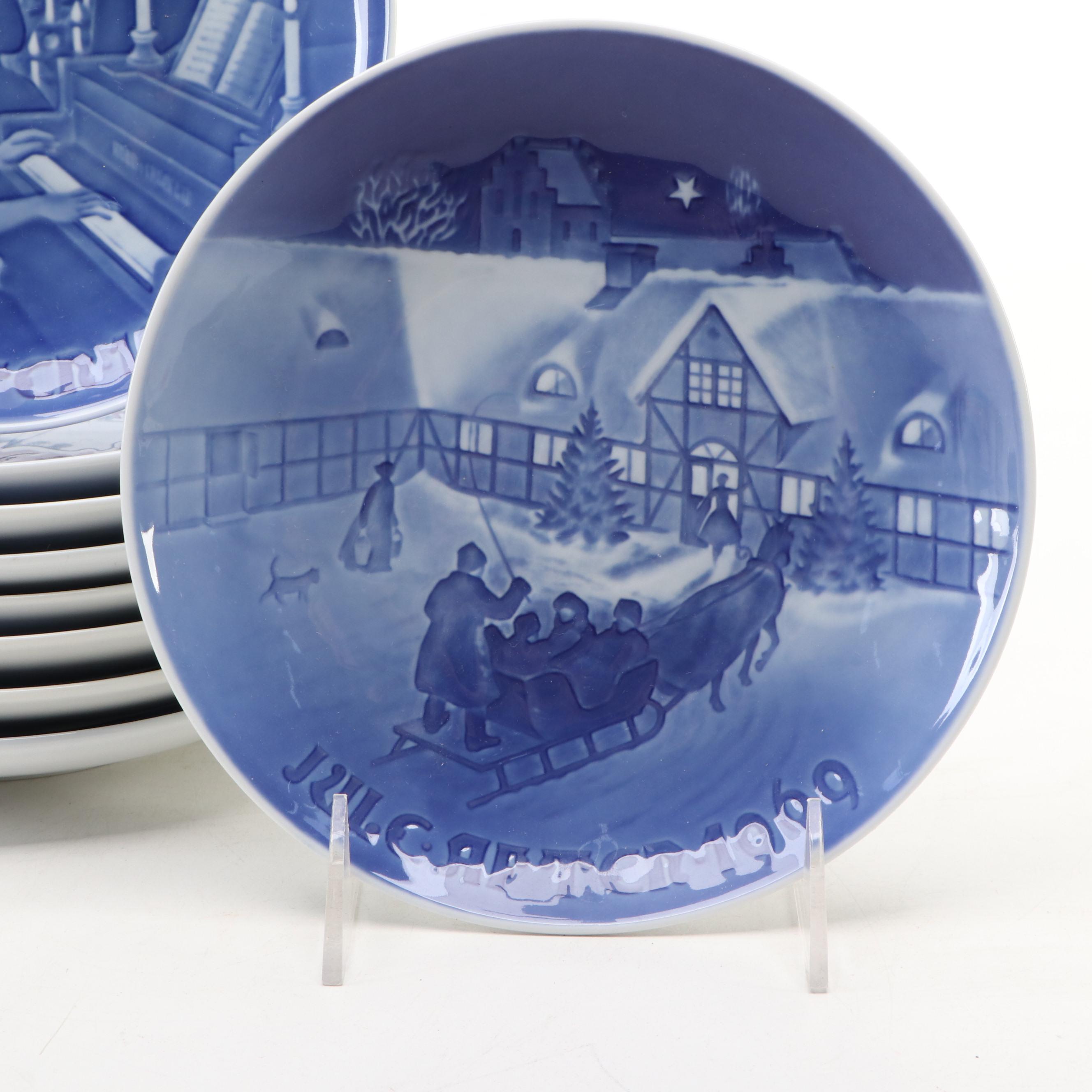 Bing & Grøndahl Annual Christmas Plates, Mid-Late 20th Century