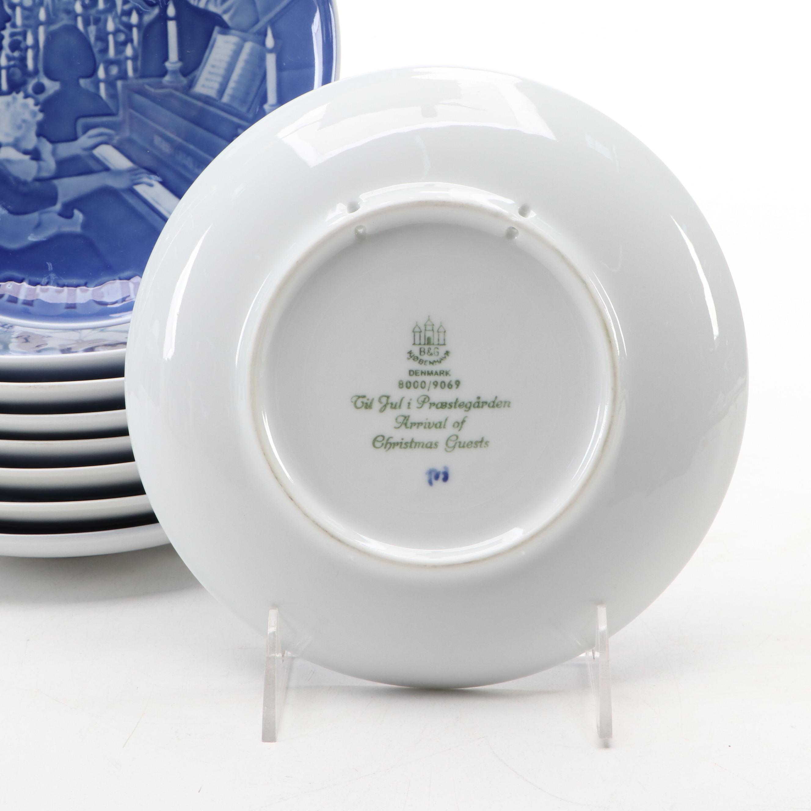 Bing & Grøndahl Annual Christmas Plates, Mid-Late 20th Century