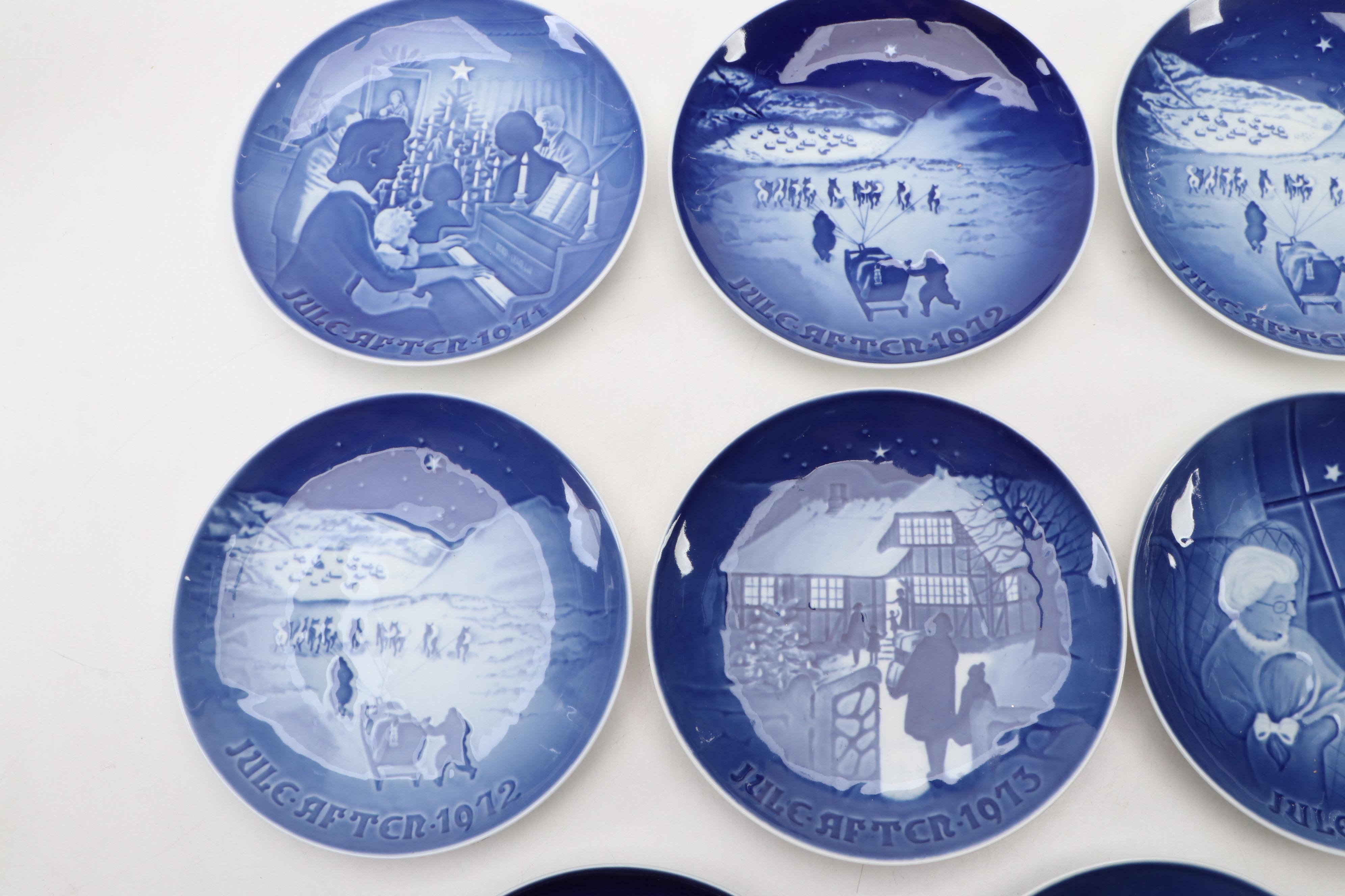 Bing & Grøndahl Annual Christmas Plates, Mid-Late 20th Century