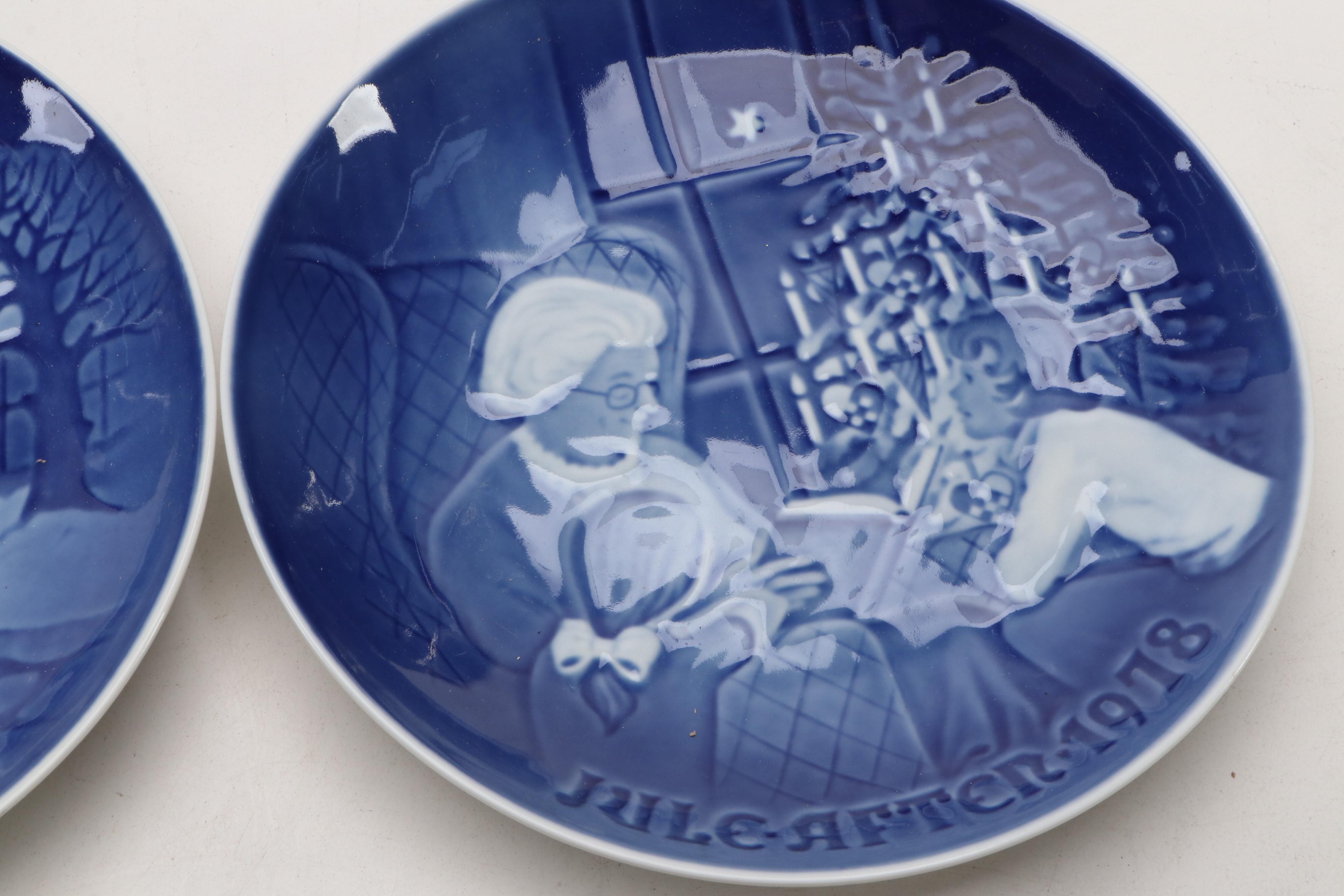 Bing & Grøndahl Annual Christmas Plates, Mid-Late 20th Century