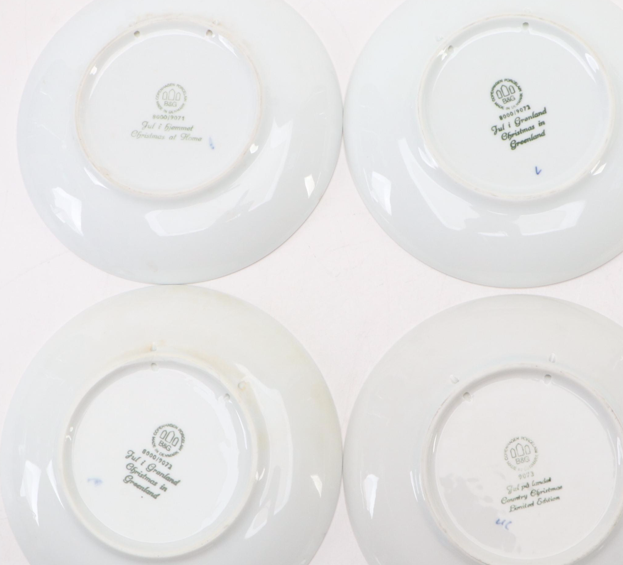 Bing & Grøndahl Annual Christmas Plates, Mid-Late 20th Century