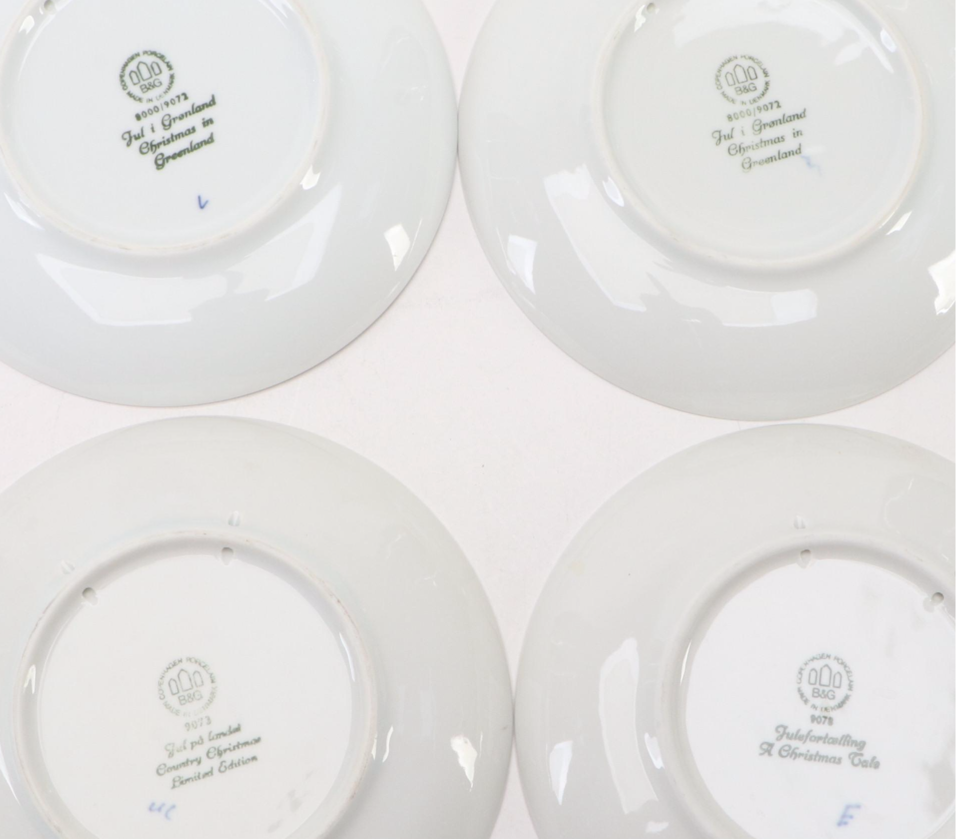 Bing & Grøndahl Annual Christmas Plates, Mid-Late 20th Century