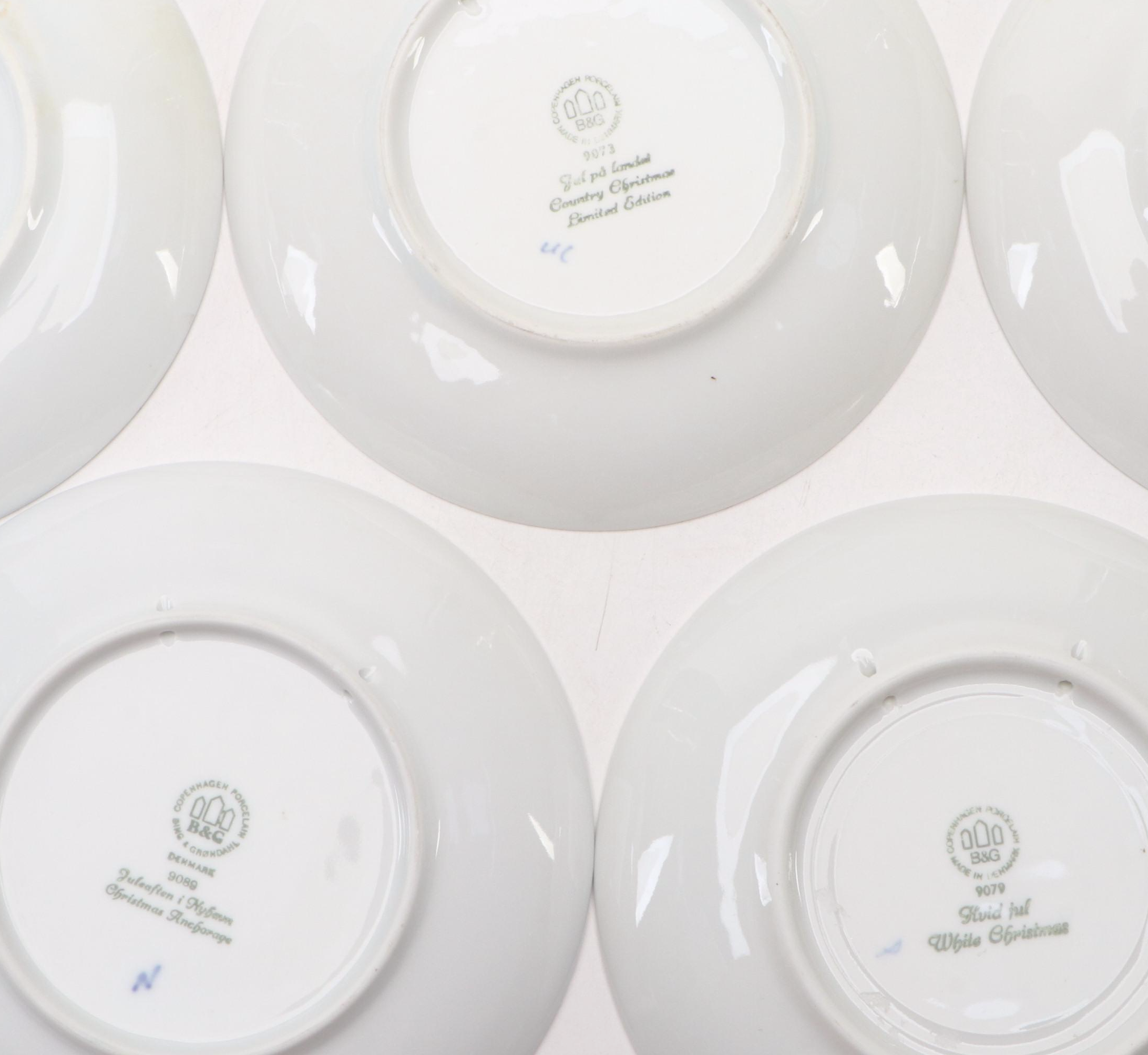Bing & Grøndahl Annual Christmas Plates, Mid-Late 20th Century