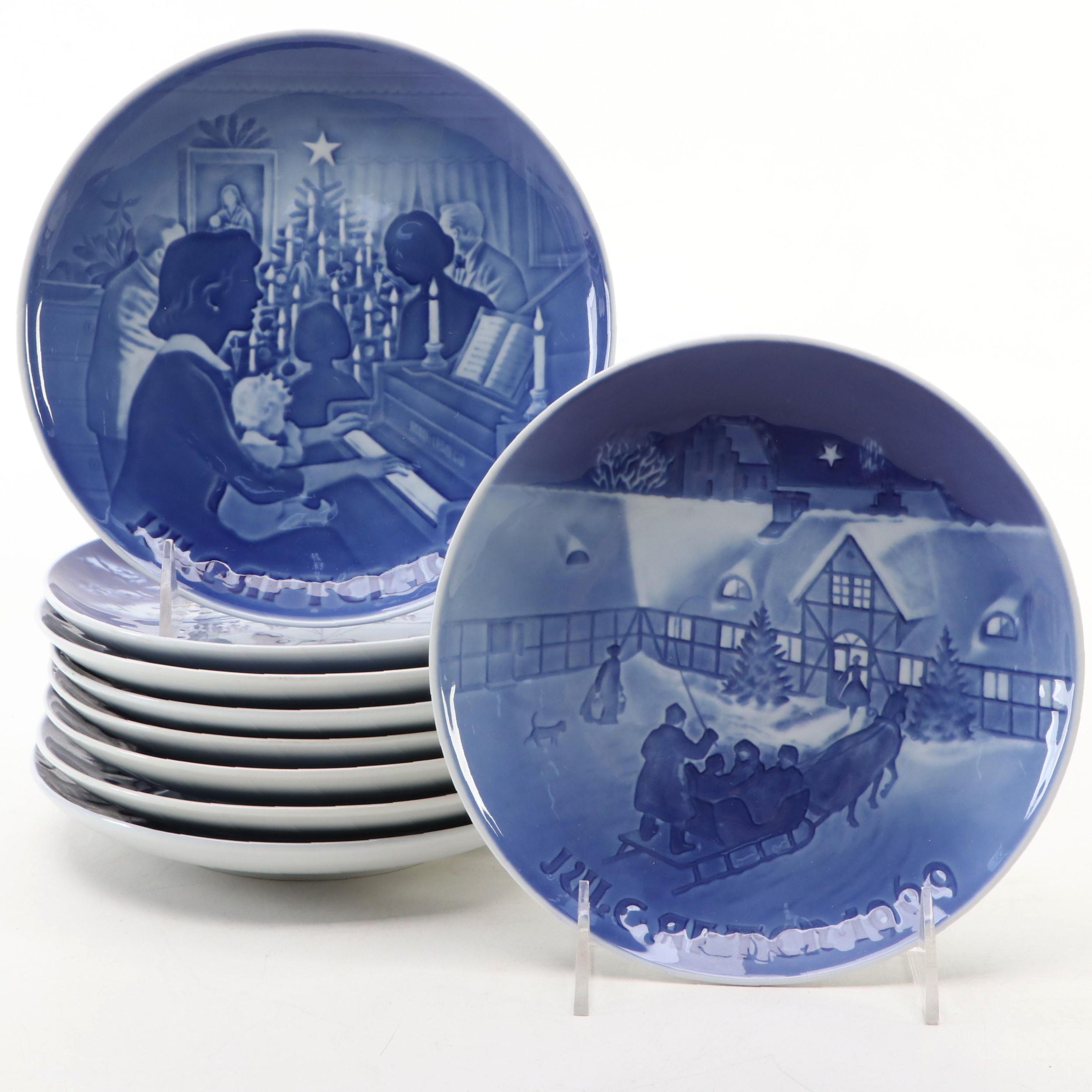 Bing & Grøndahl Annual Christmas Plates, Mid-Late 20th Century