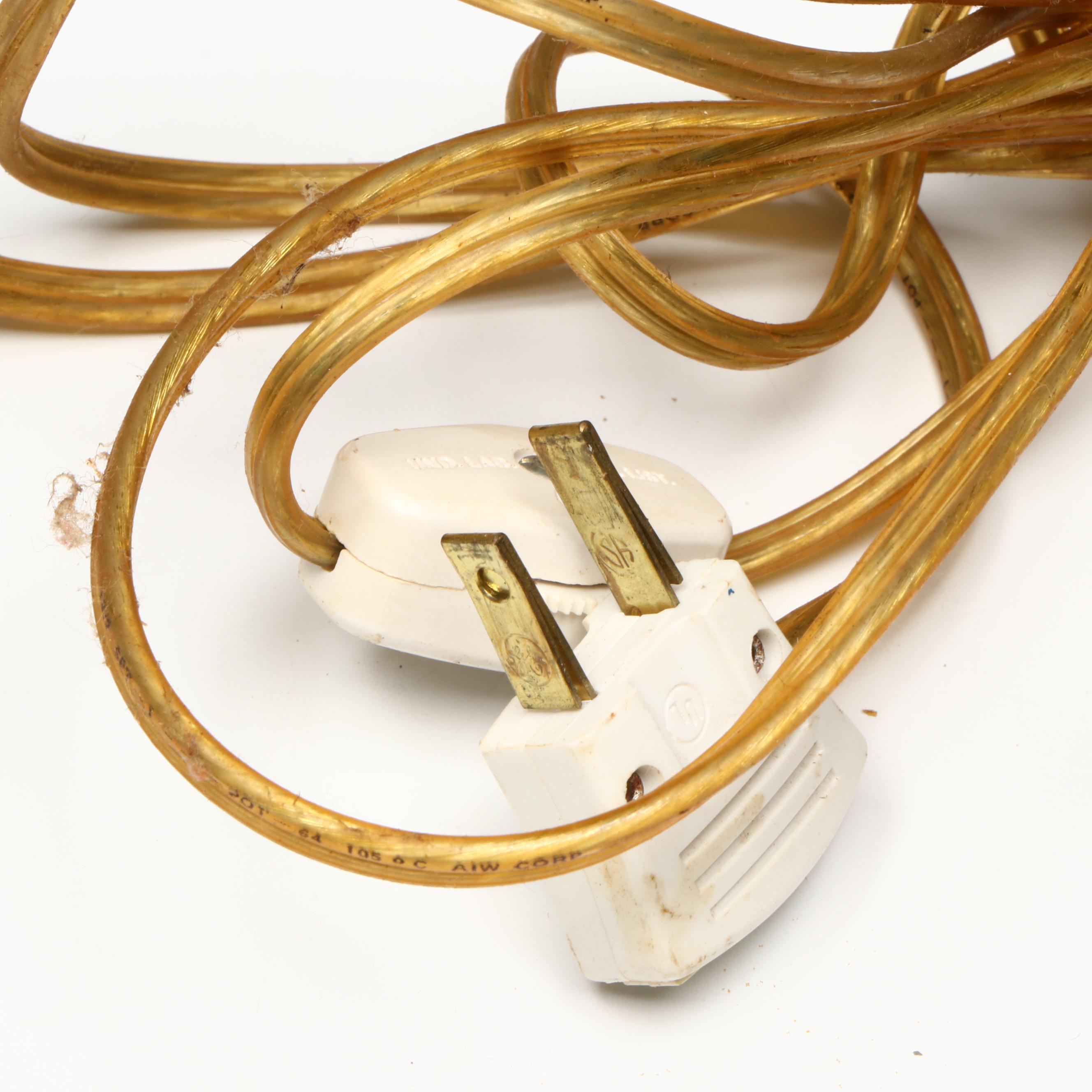 Wall Mount Recipe Card Box Lamp with French Adapted Oil Lamp and More