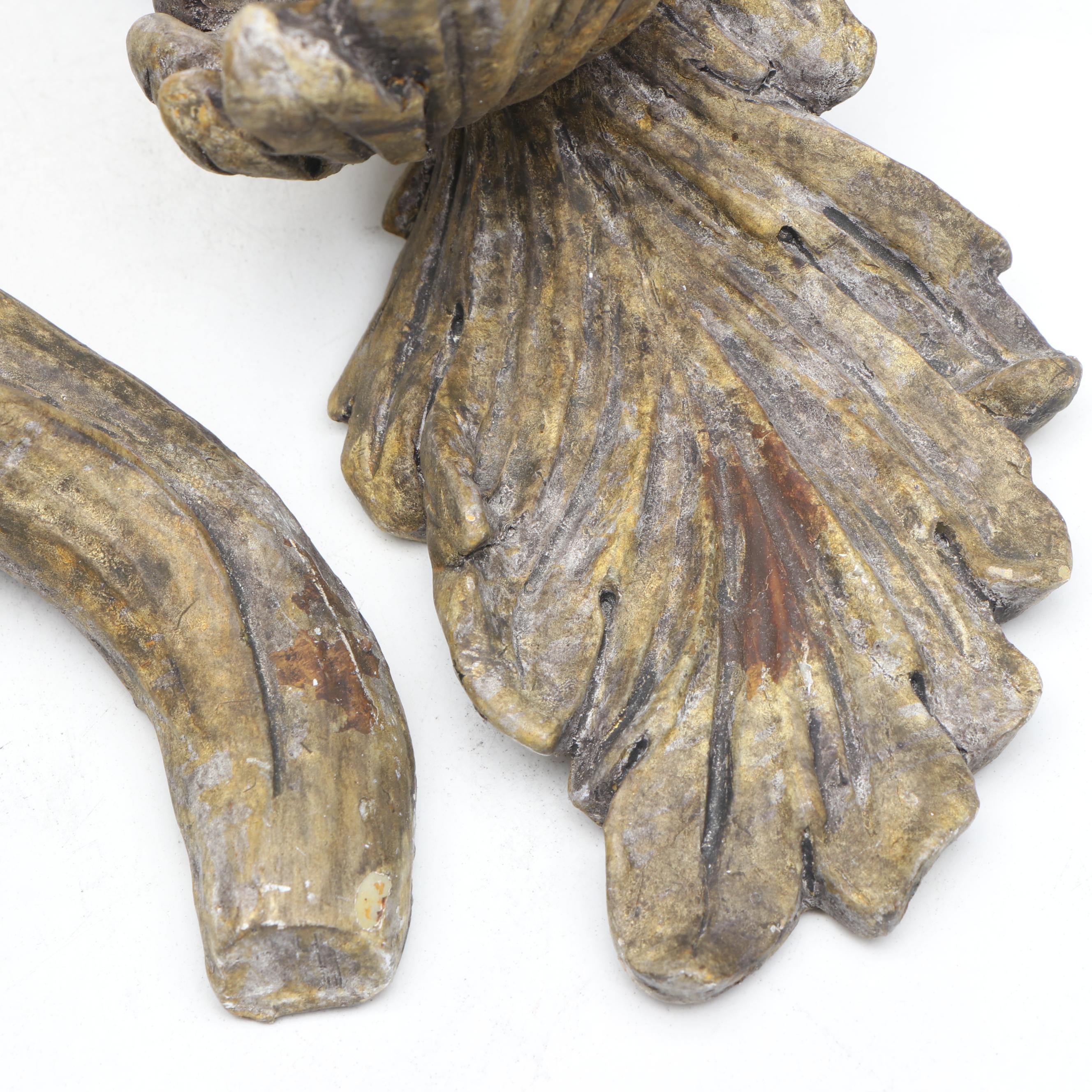 Art Nouveau Style Sculptural Artichoke Candlesticks