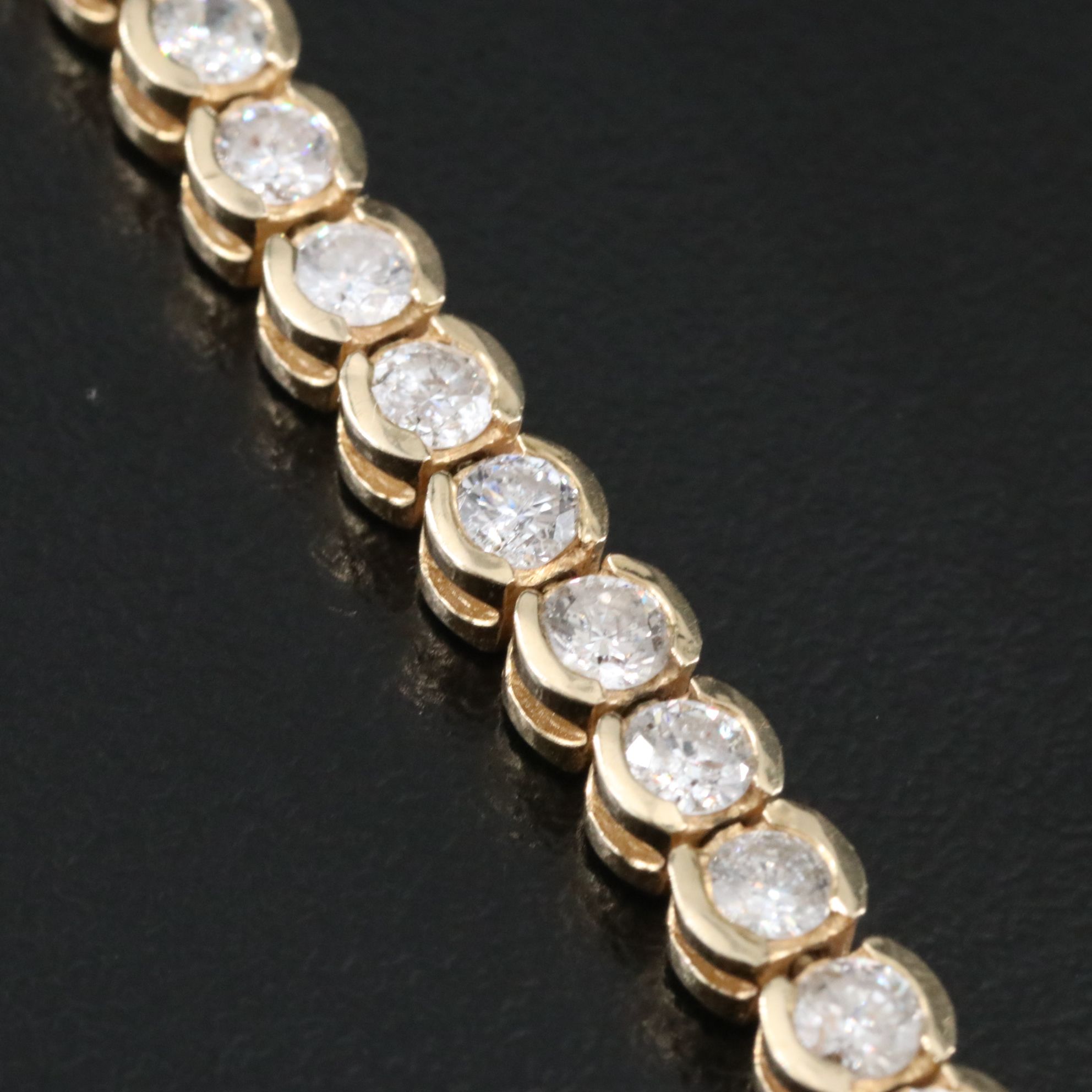 14K 4.80 CTW Diamond Line Bracelet