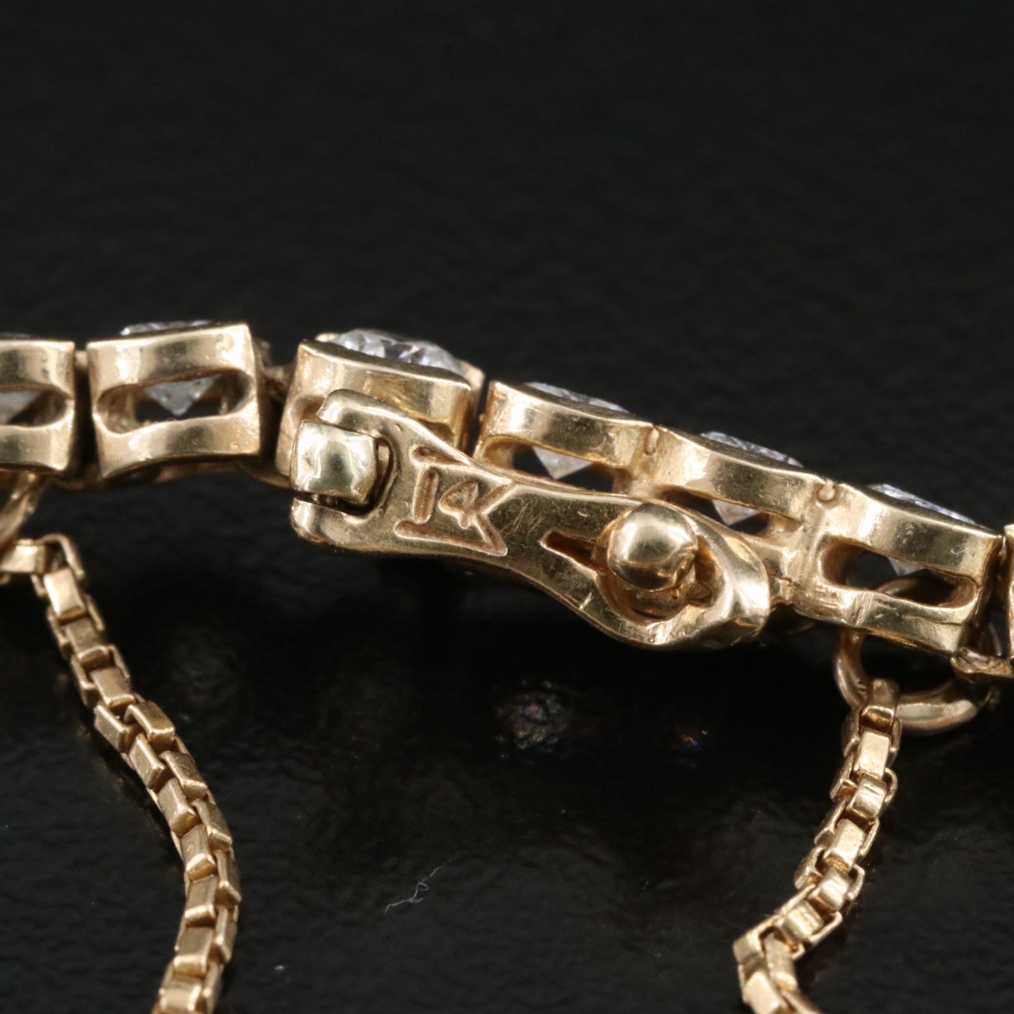 14K 4.80 CTW Diamond Line Bracelet
