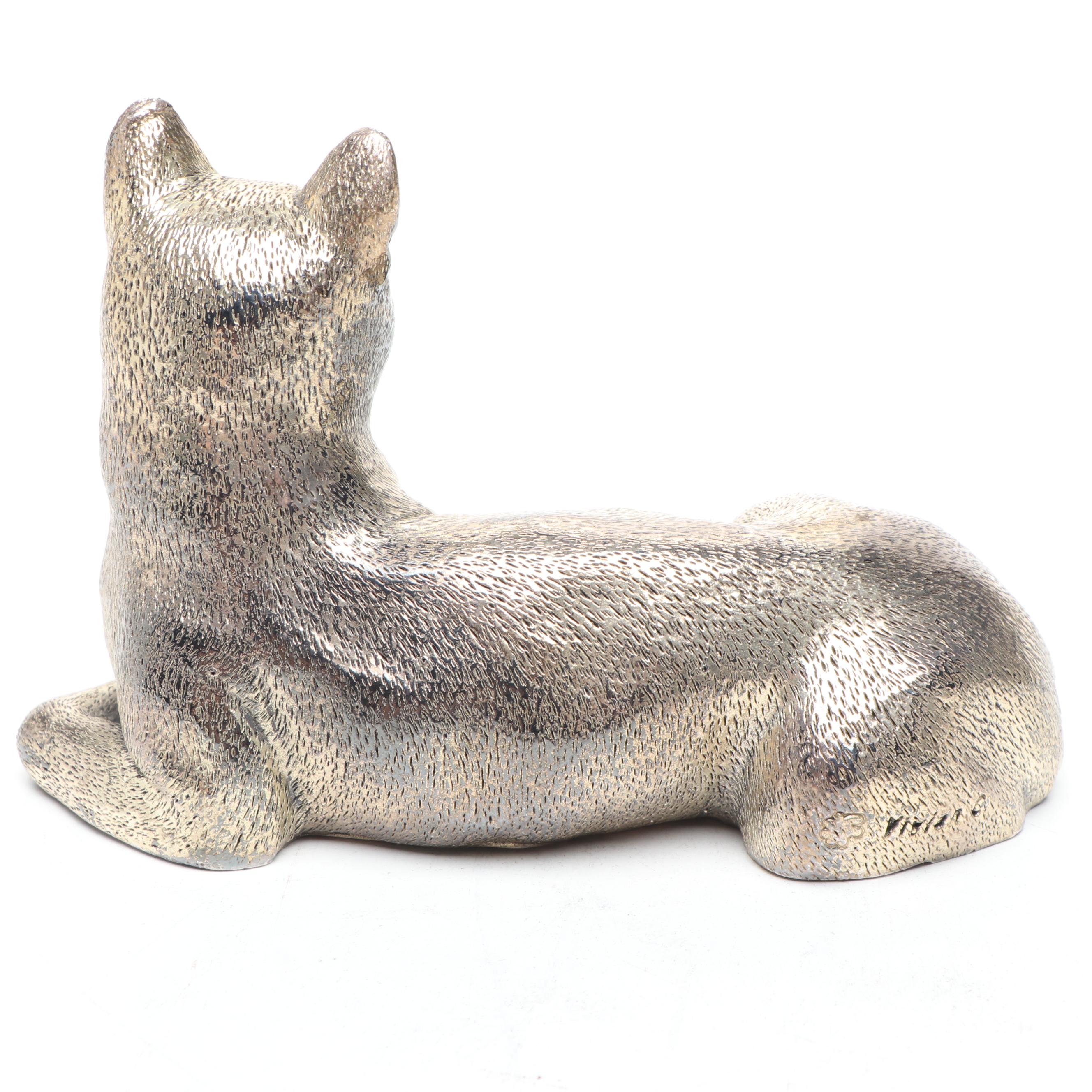 Metal Cat Figurine