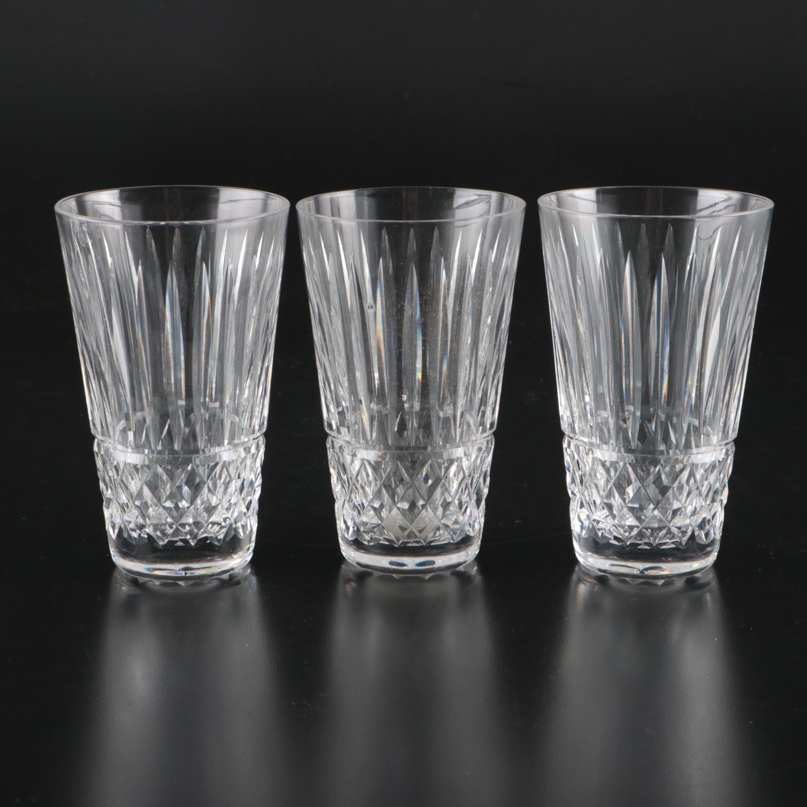 Waterford "Maeve" Crystal Claret Wine Glasses, Coupes, and Tumblers