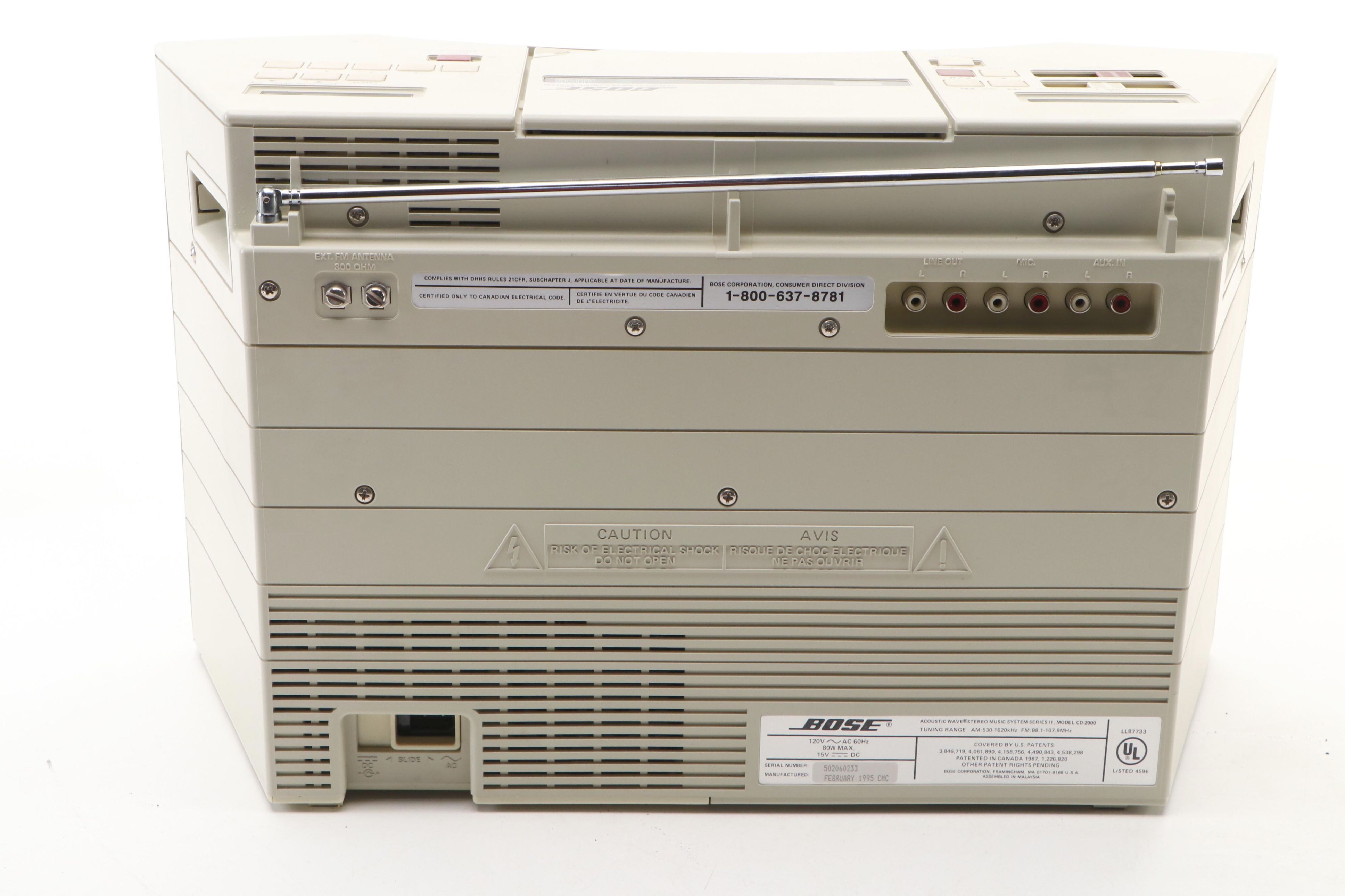 Bose CD-2000 Acoustic Wave Music System Series II, 1995