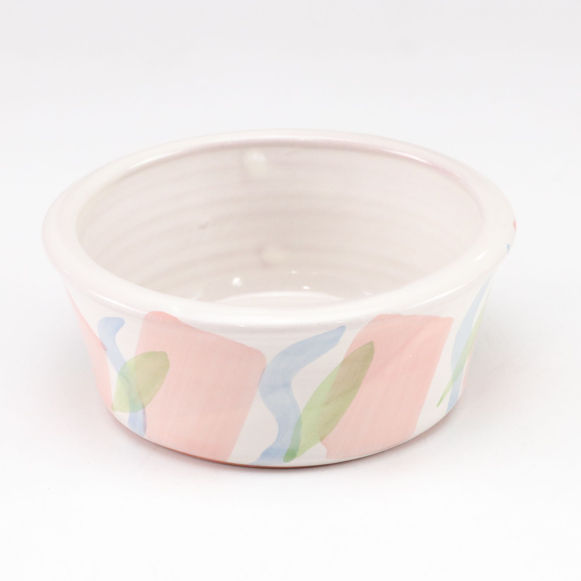 Handcrafted Terracotta Platter and Bowl with Red Pitcher, 1990s