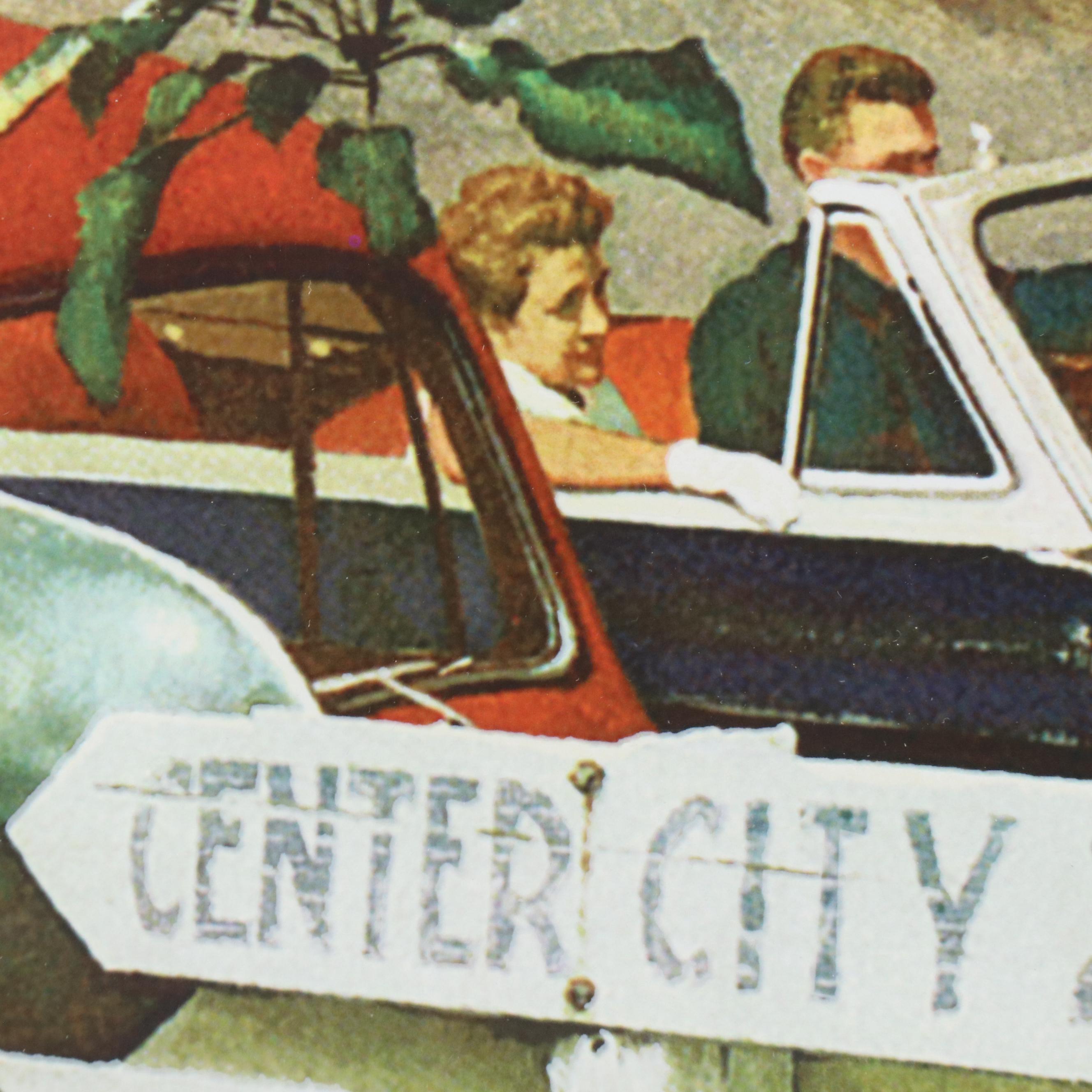 Estate of Norman Rockwell Seriolithograph "Crossroads on Sunday"