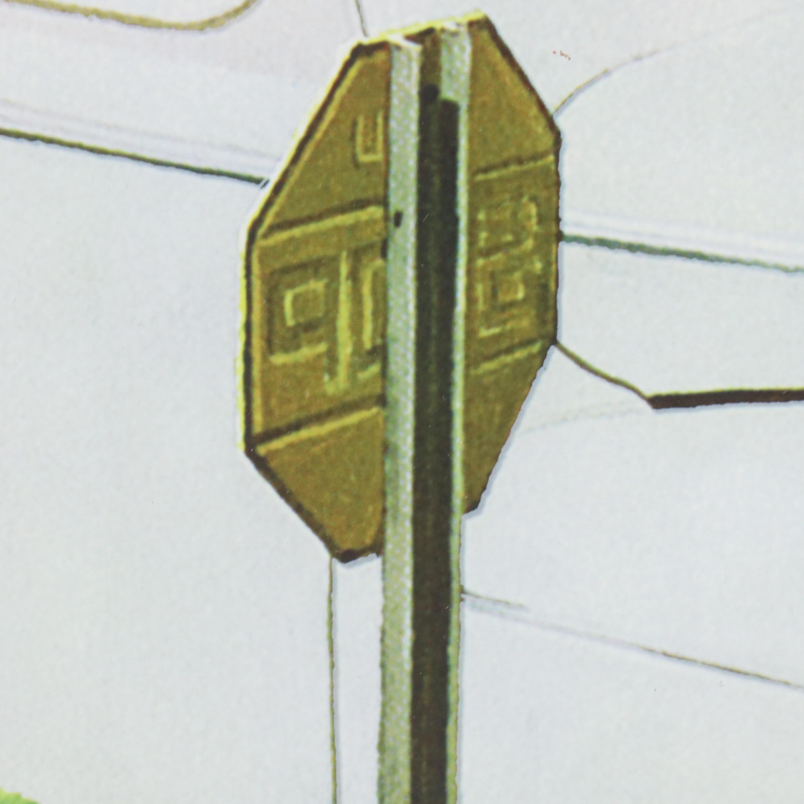 Estate of Norman Rockwell Seriolithograph "Crossroads on Sunday"