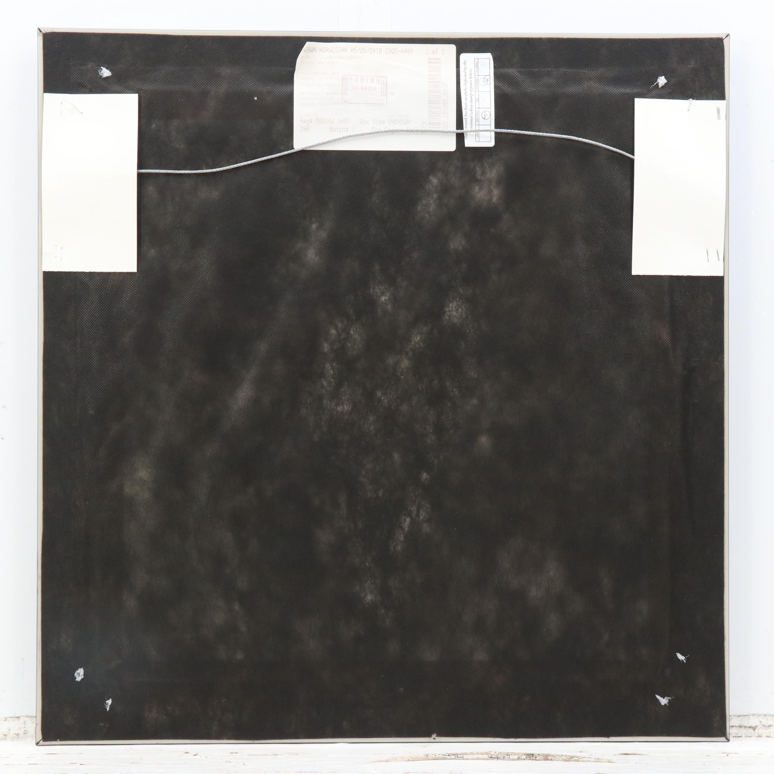 Estate of Norman Rockwell Seriolithograph "Crossroads on Sunday"