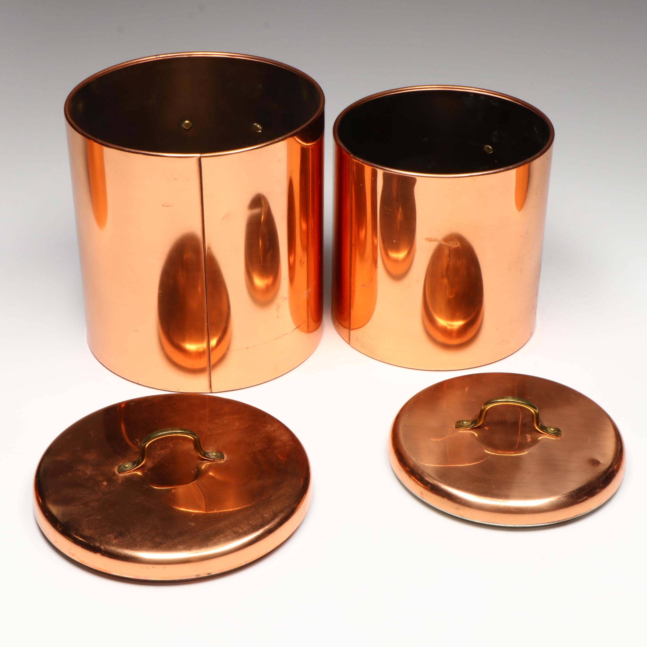 Copper Canister Kitchen Set