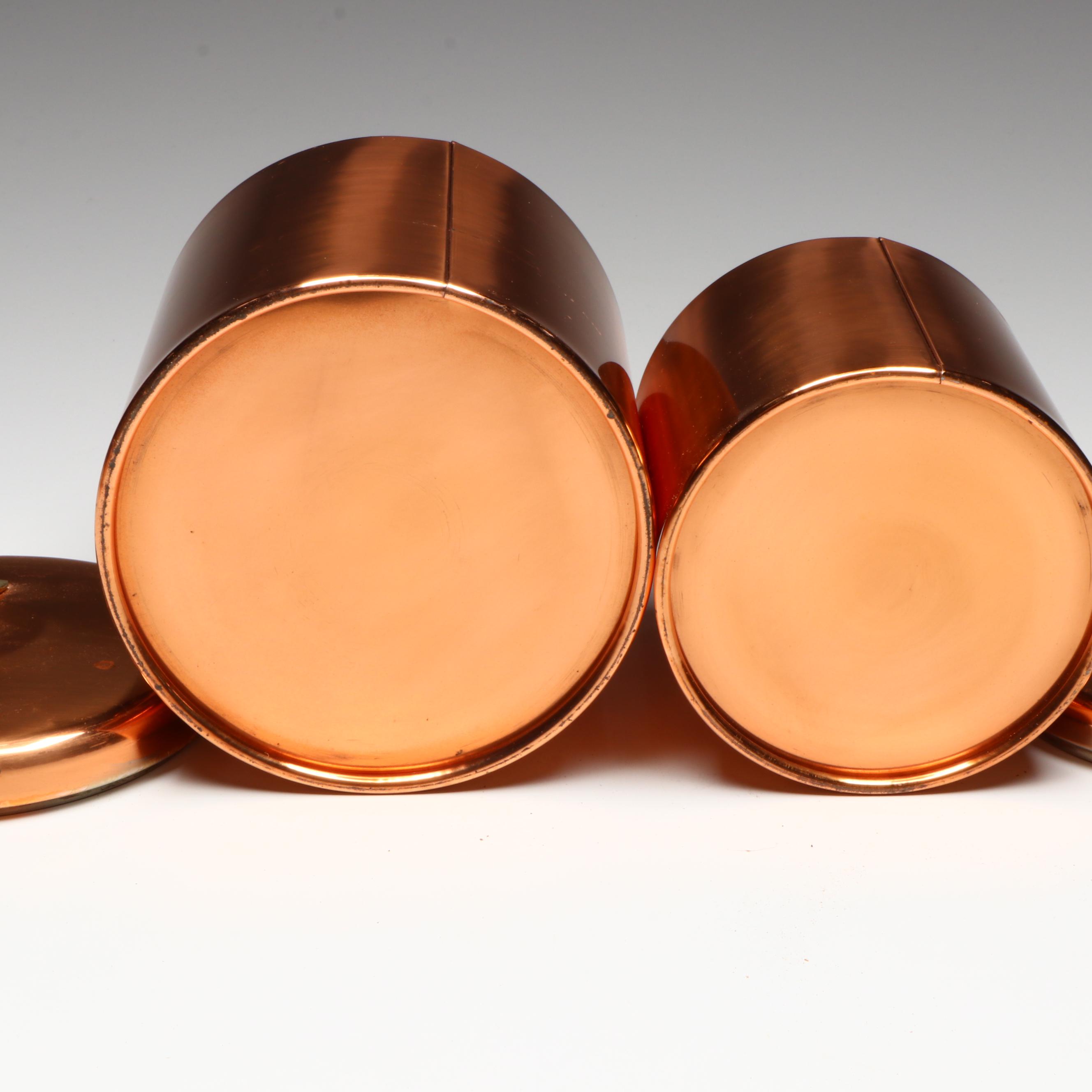 Copper Canister Kitchen Set