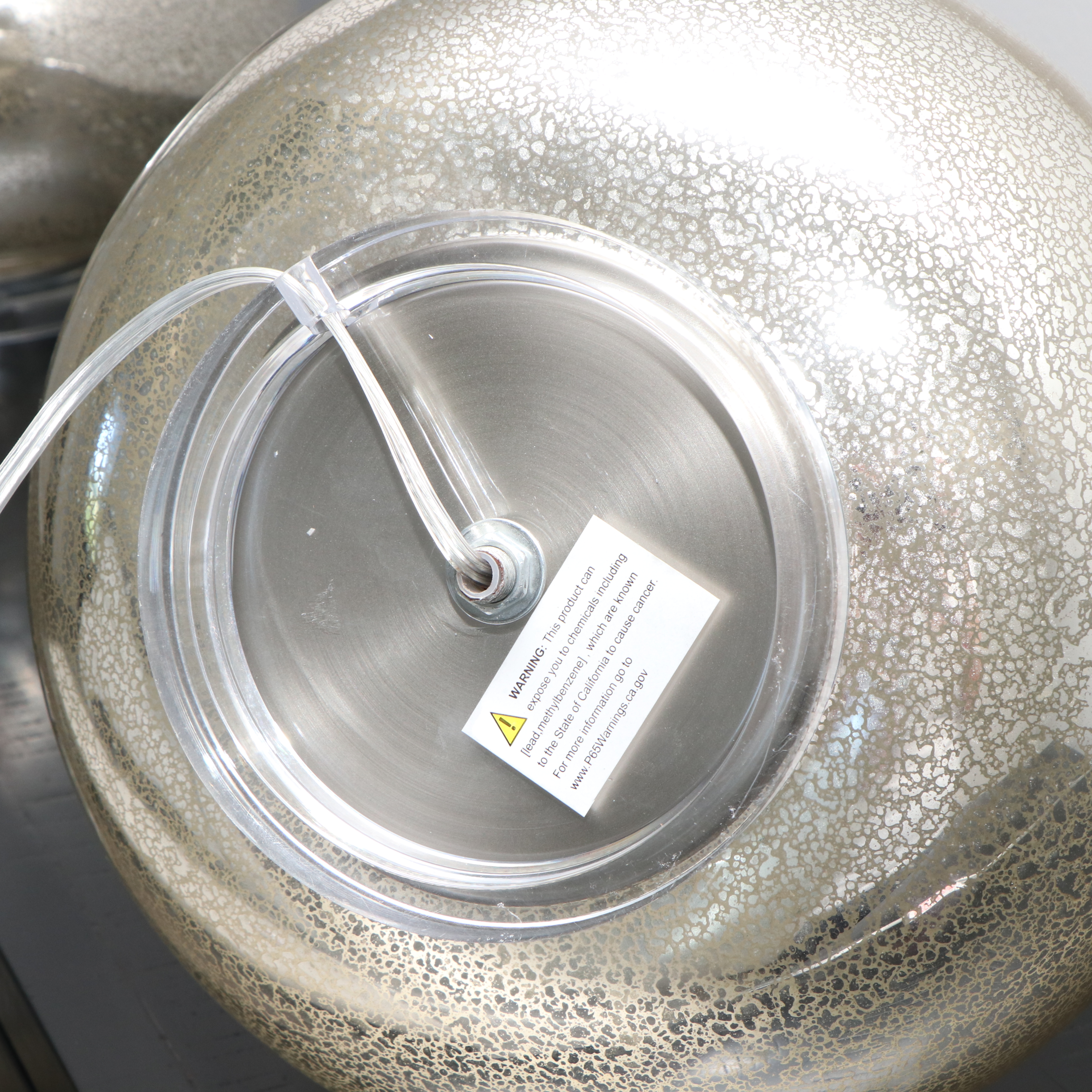 Pair of Stylecraft Mercury Glass Table Lamps