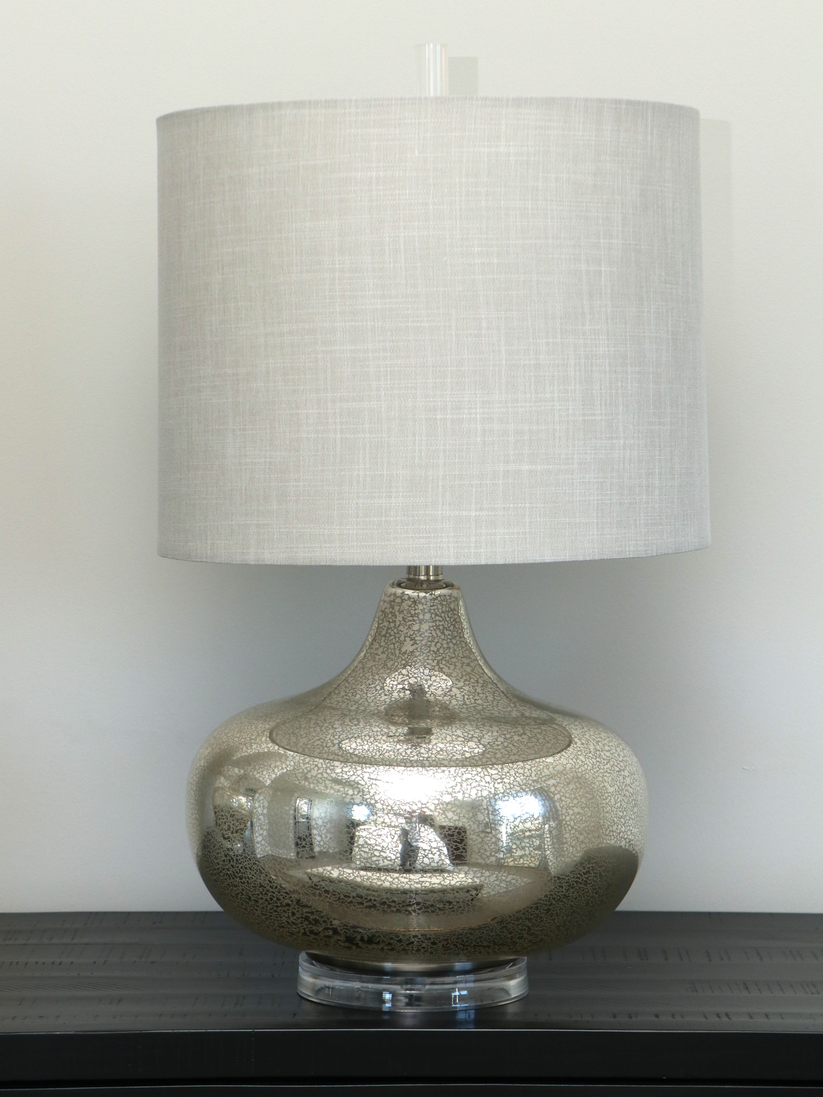Pair of Stylecraft Mercury Glass Table Lamps