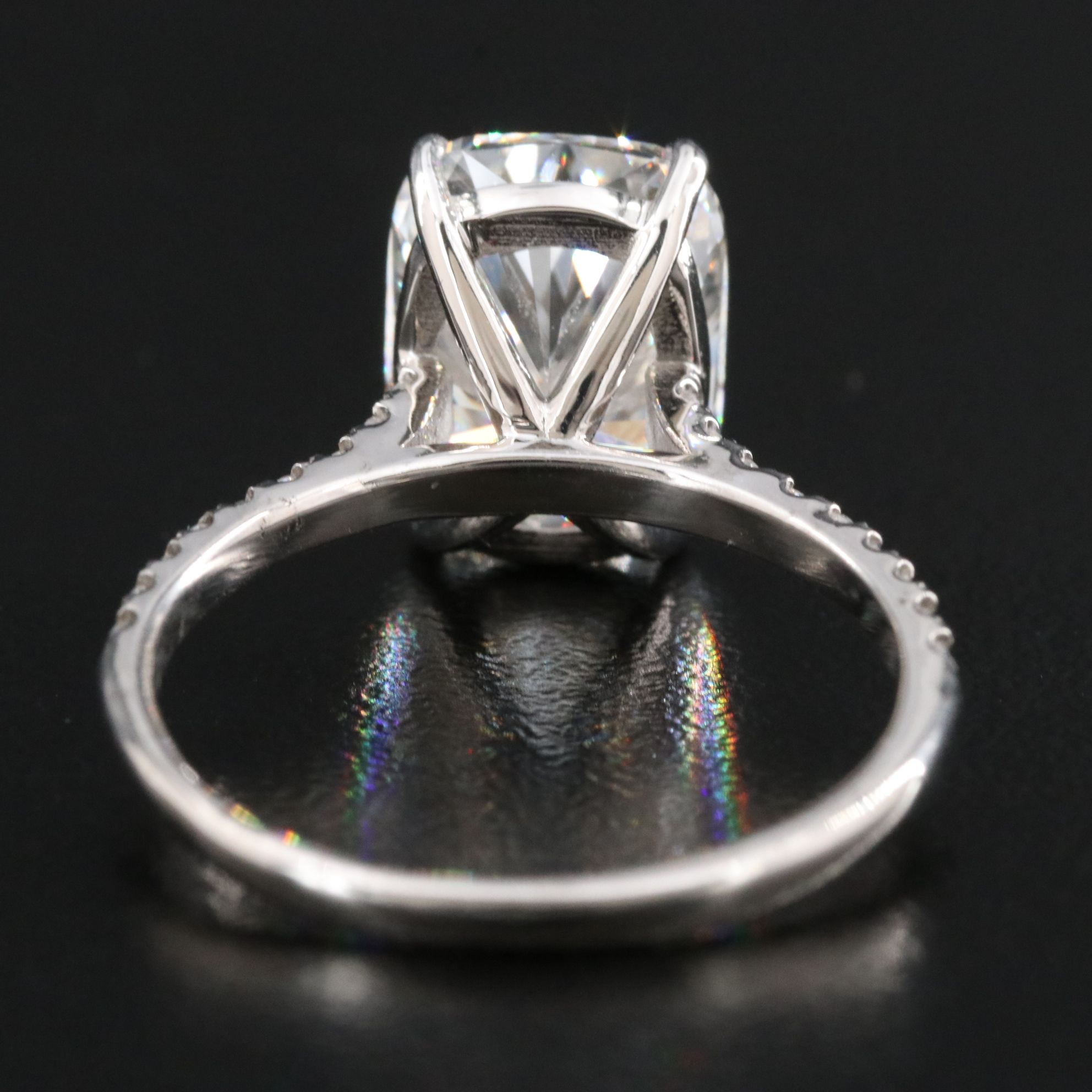 18K 5.19 CTW Lab Grown Diamond Ring with IGI Report