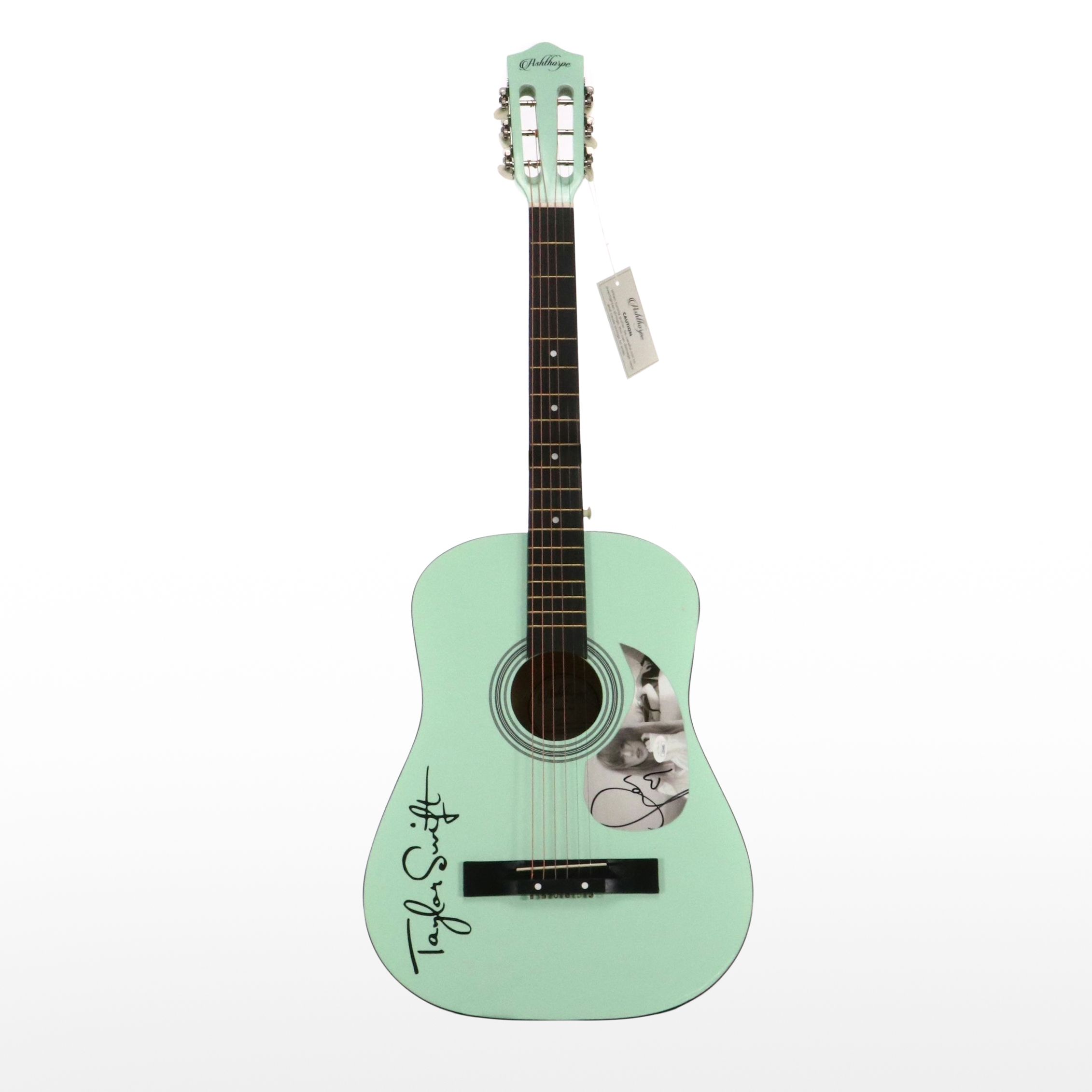 Taylor Swift Decal-Signed Ashthorpe Acoustic Guitar with JSA