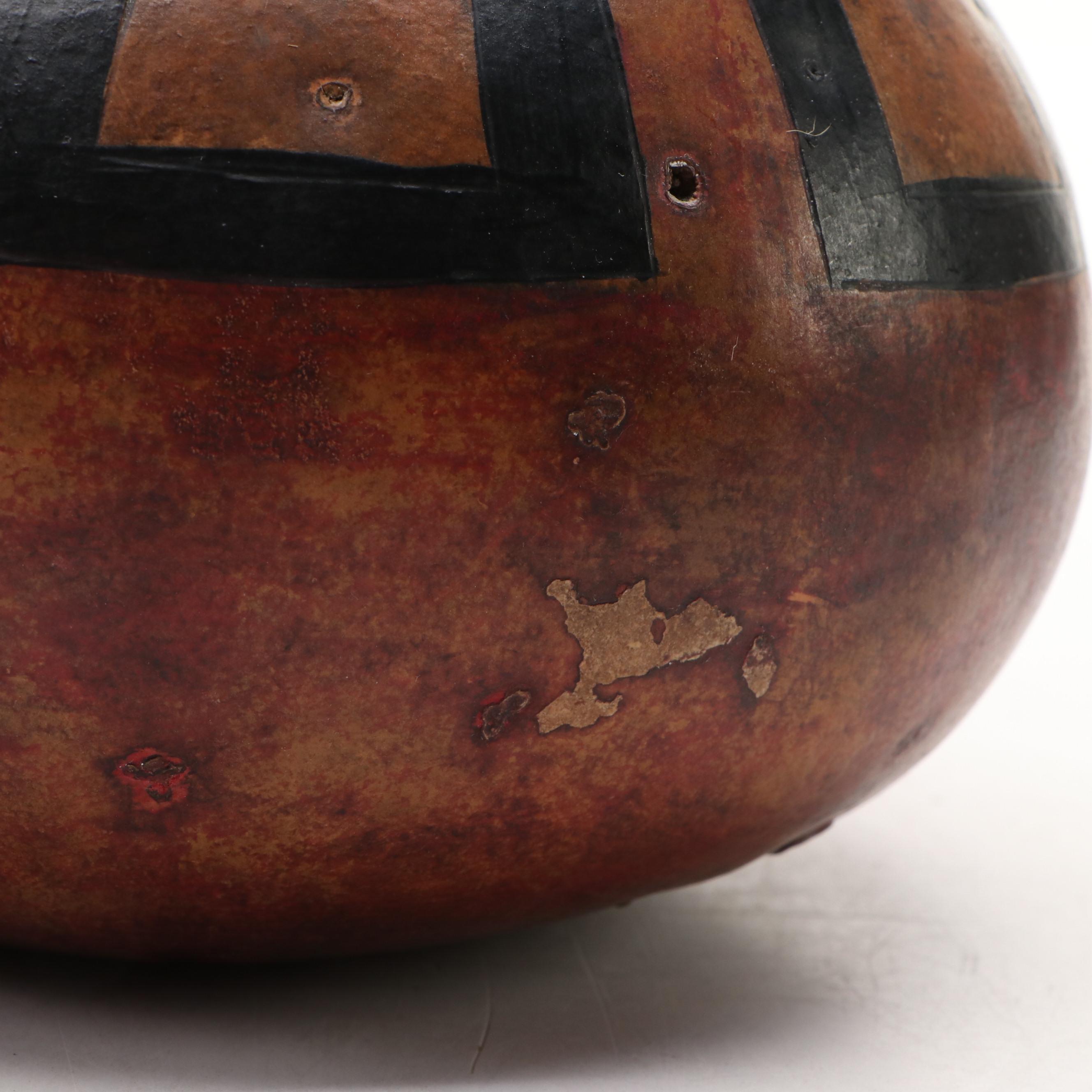 M. Garner with Other Handcrafted Gourd Vessels