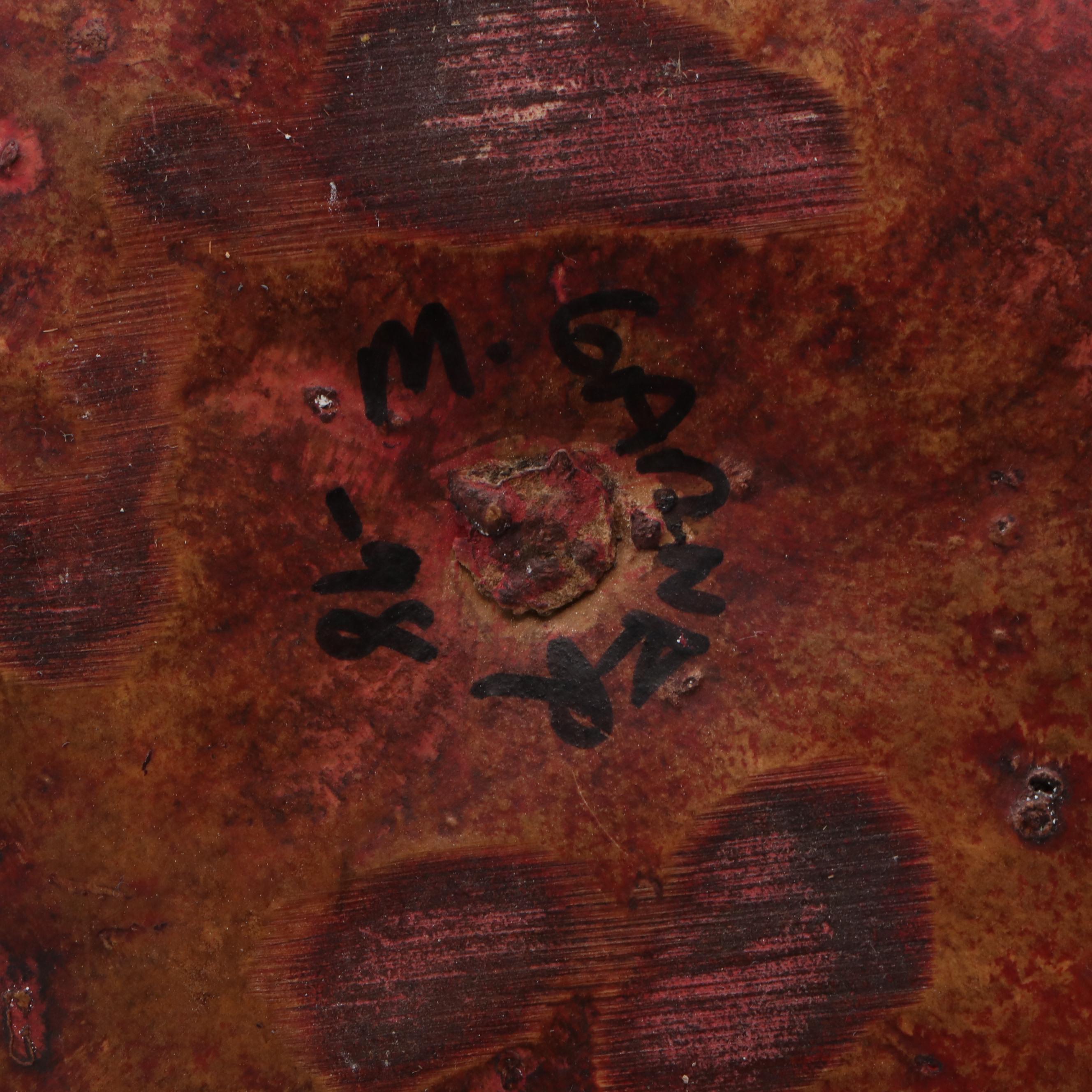 M. Garner with Other Handcrafted Gourd Vessels