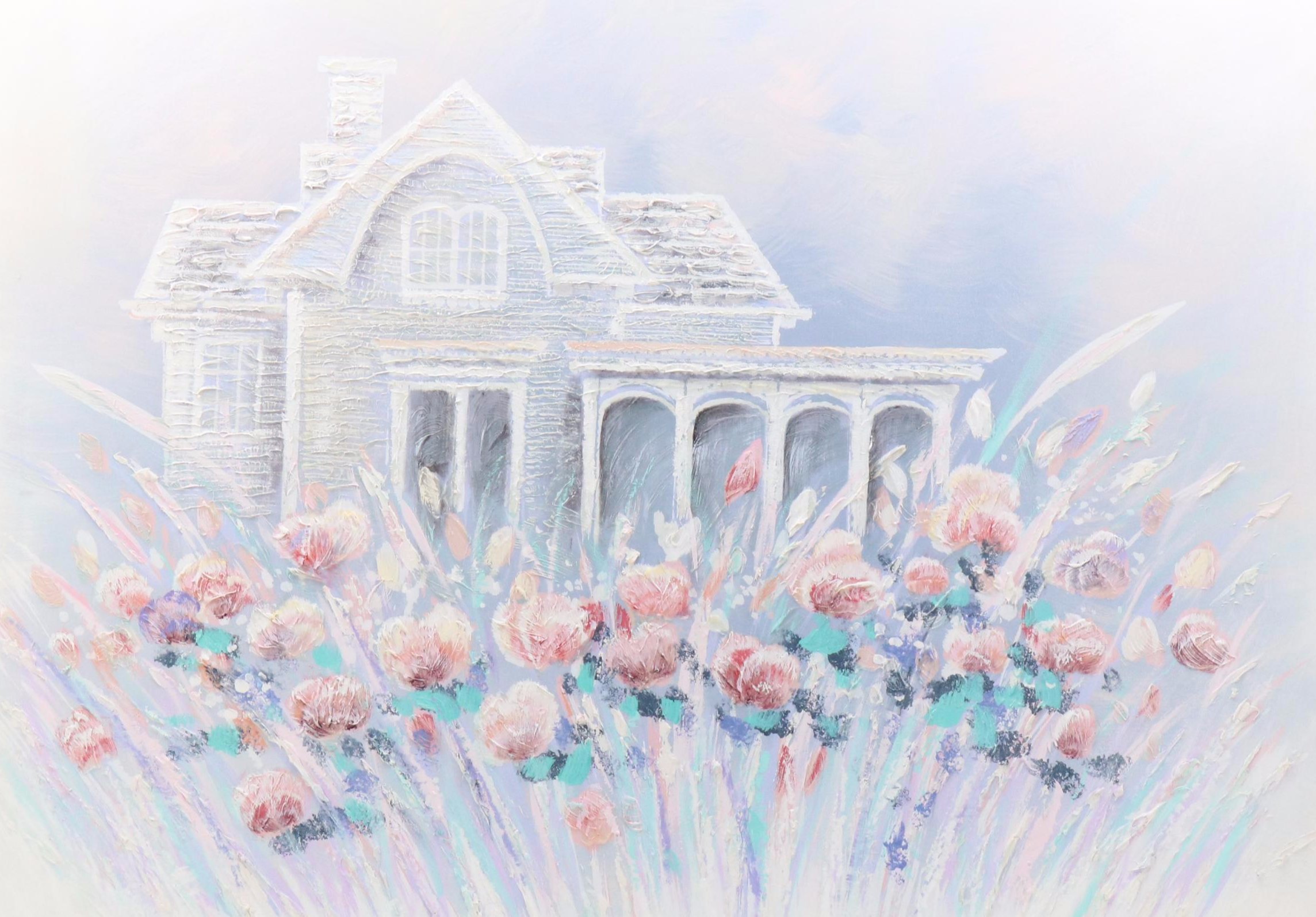 Windsor Art Textured Acrylic Painting "Summer Daylight," Late 20th C.