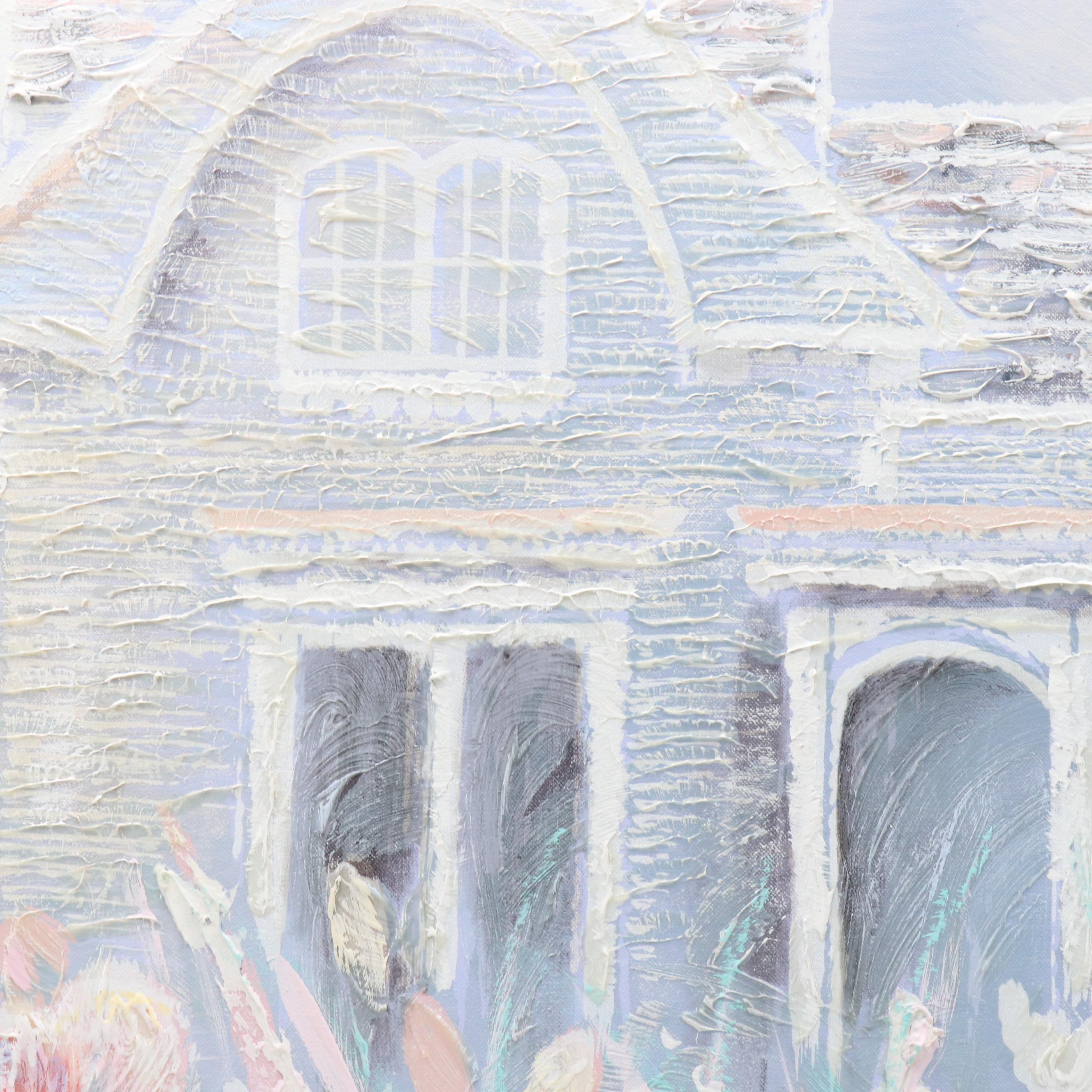 Windsor Art Textured Acrylic Painting "Summer Daylight," Late 20th C.