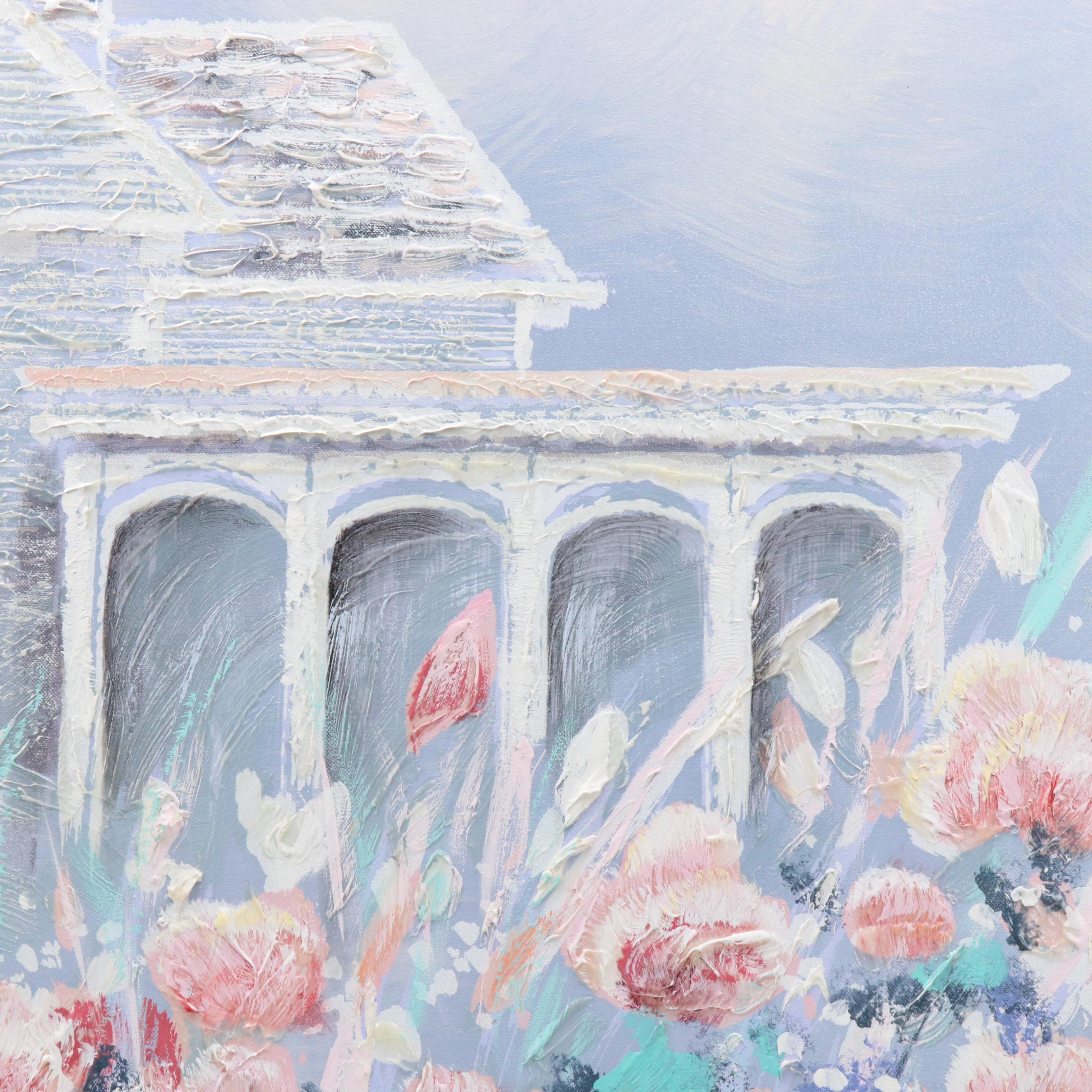 Windsor Art Textured Acrylic Painting "Summer Daylight," Late 20th C.