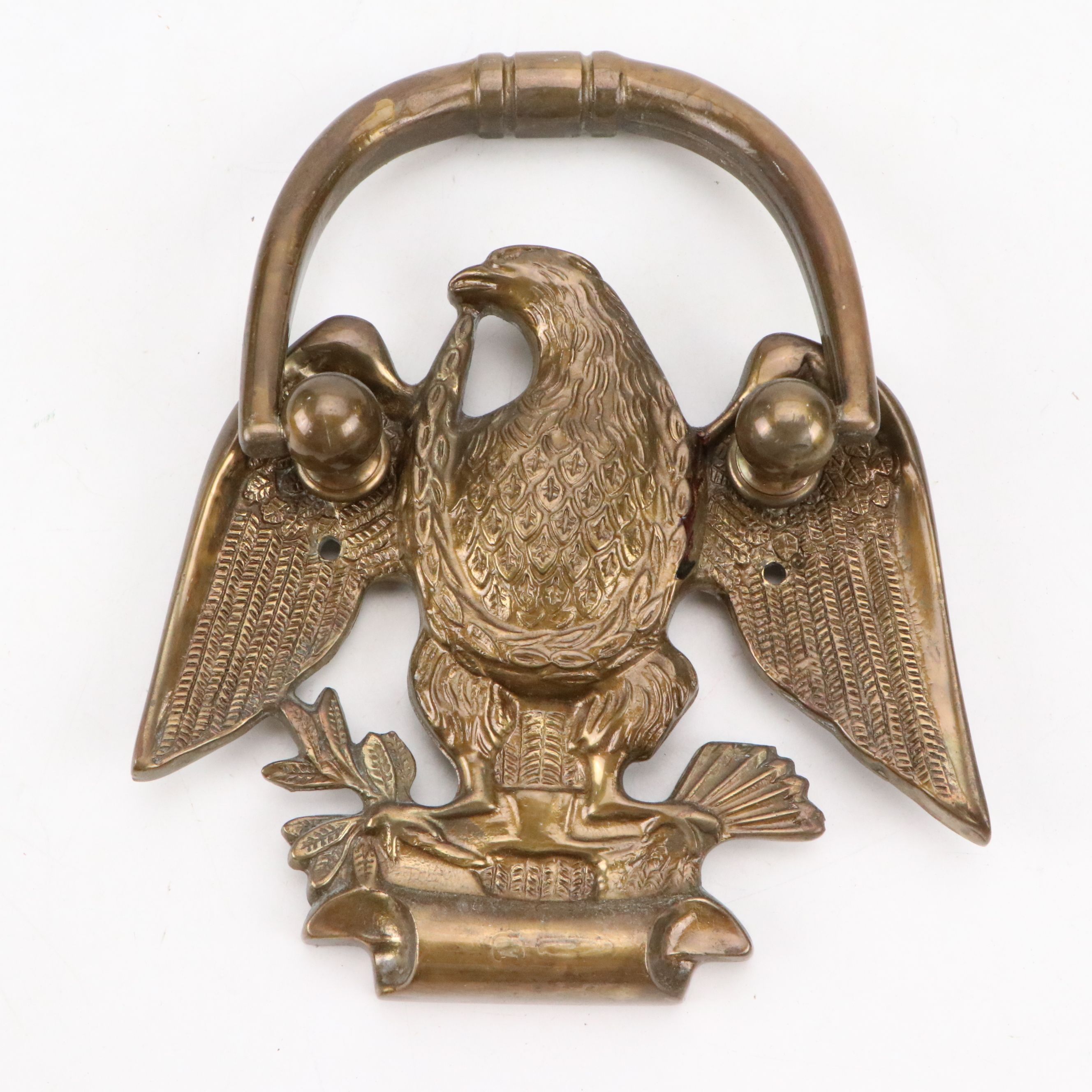 Federal Style Eagle Form Bronze Door Knocker