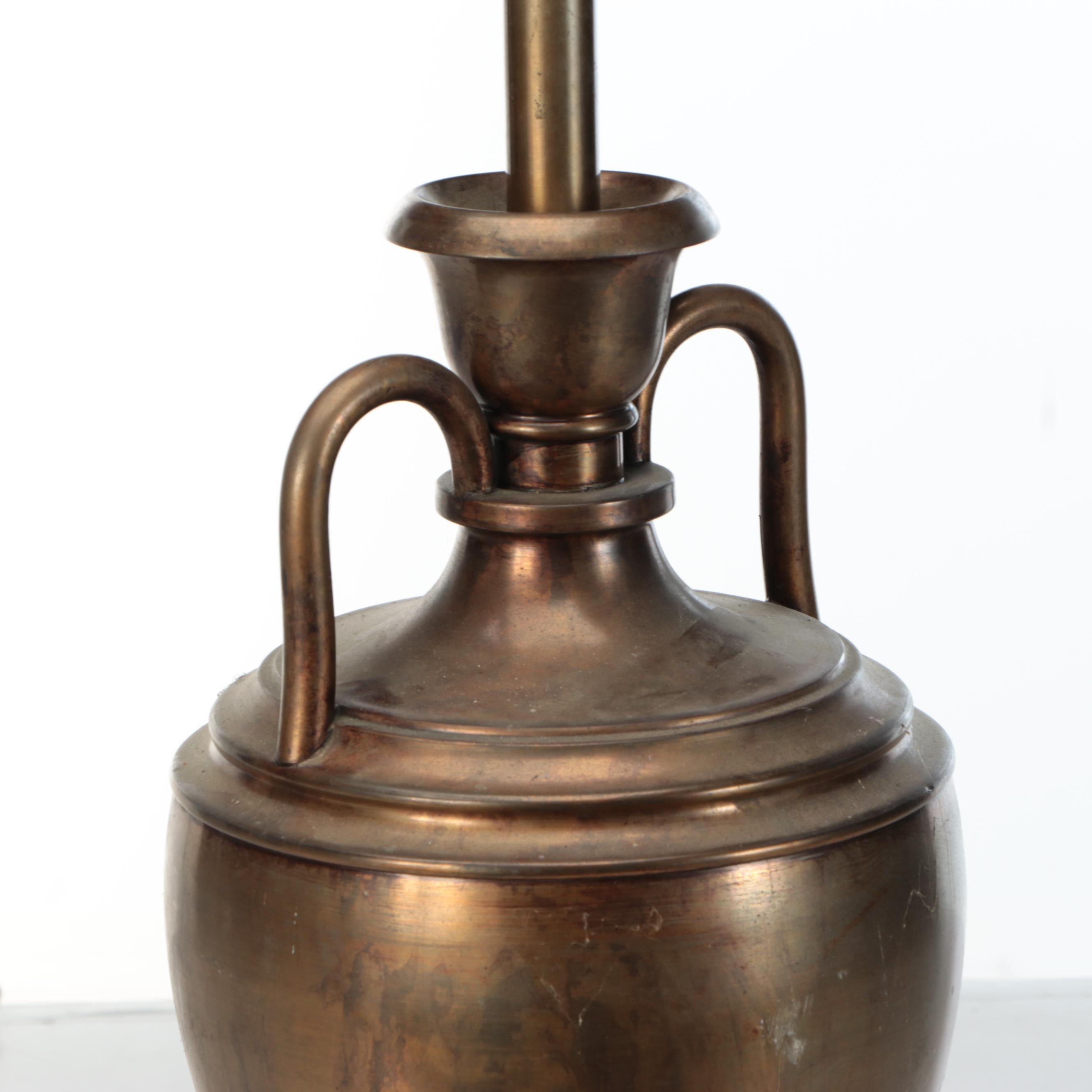 Marbro Lamp Co. Italian Brass Urn Table Lamp