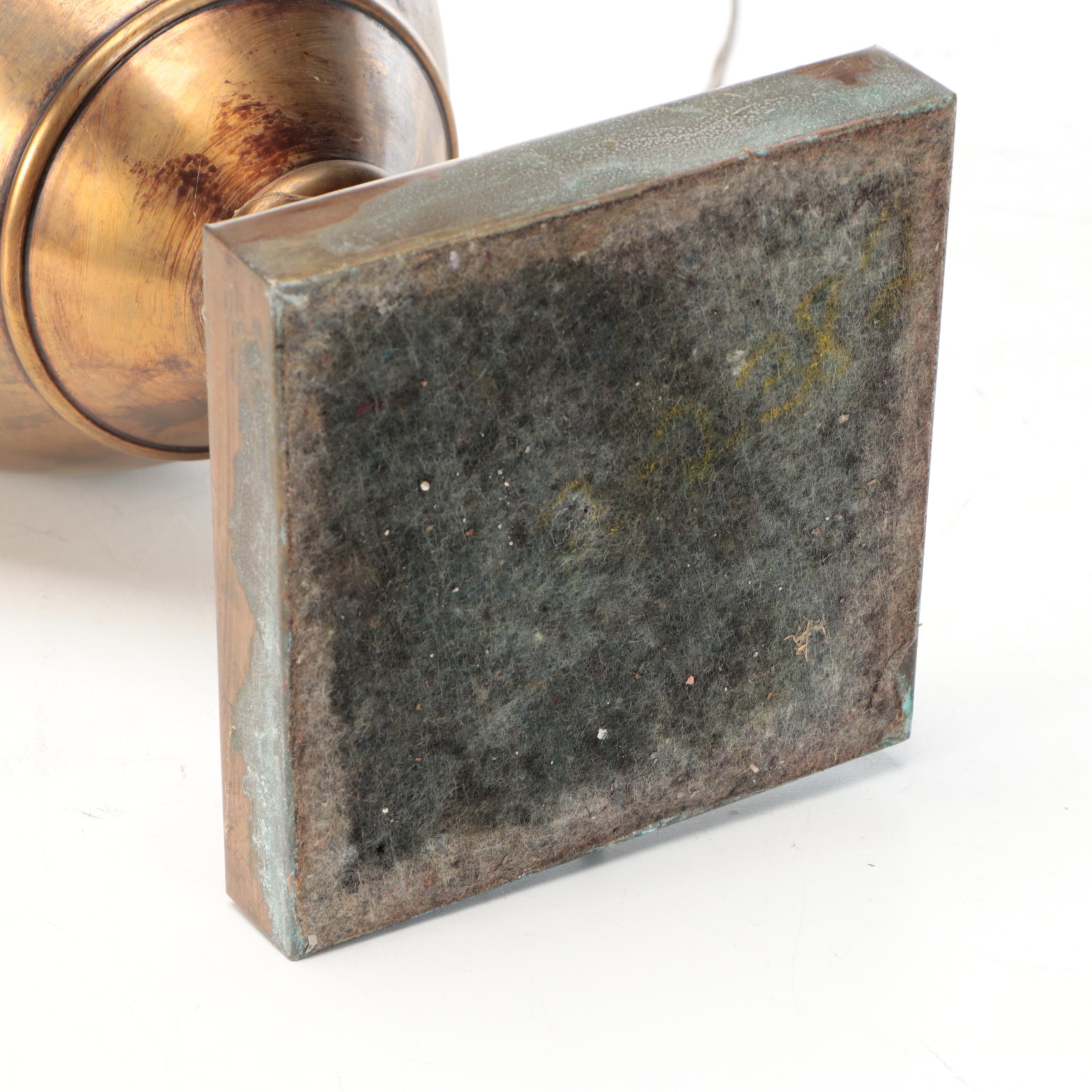 Marbro Lamp Co. Italian Brass Urn Table Lamp