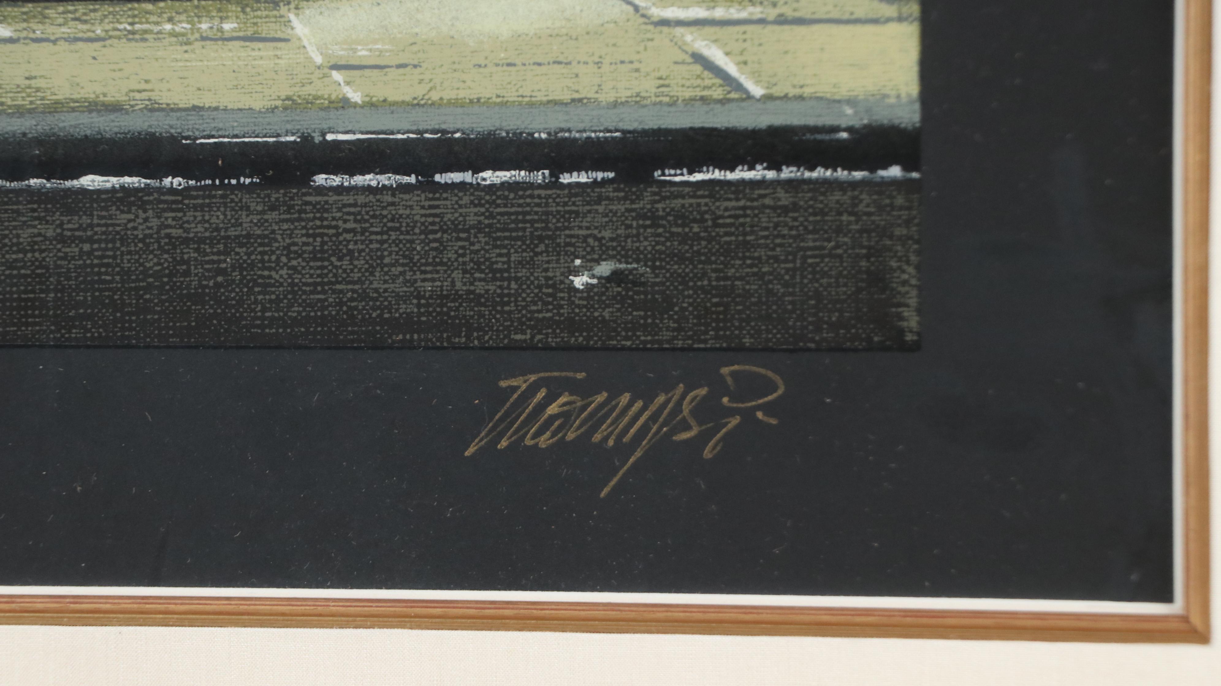 Thomas Pradzynski Serigraph "Librairie"