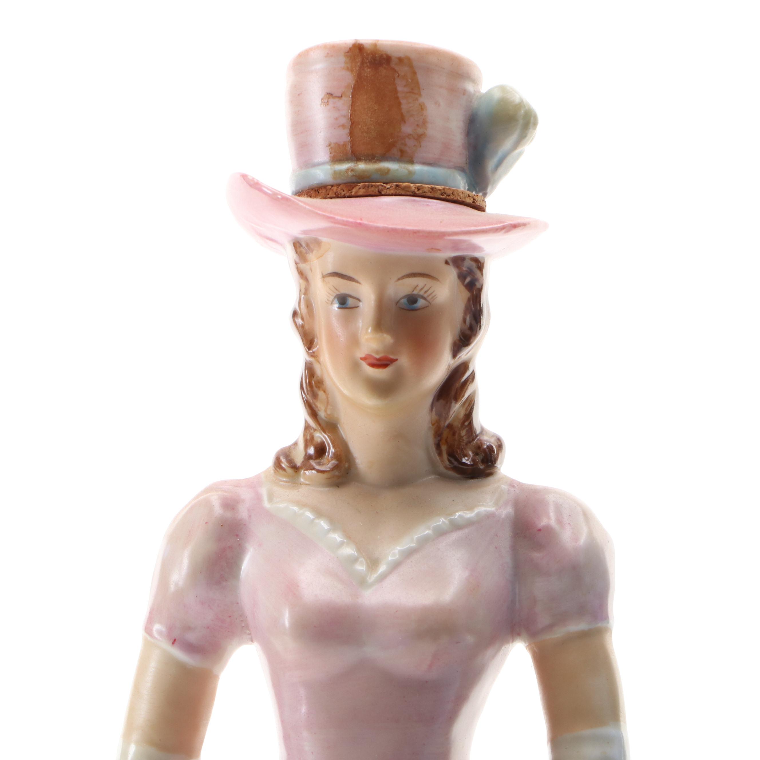 Vintage Figural and Other Novelty Decanters, Mid to Late 20th Century