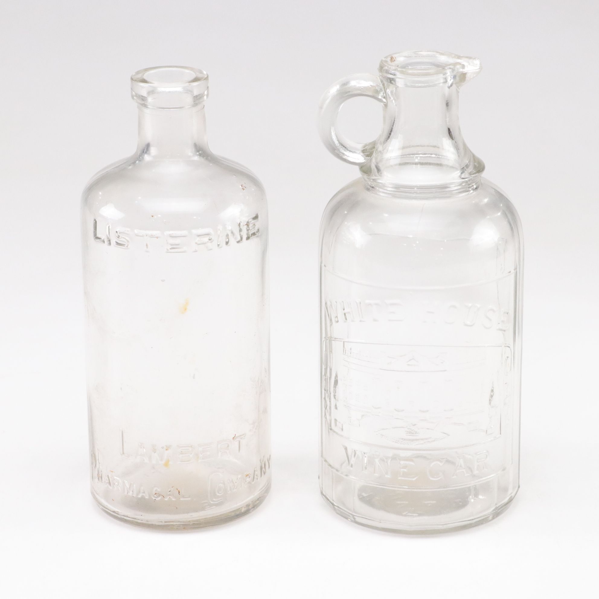 Vintage Listerine, White House Vinegar & Other Bottles