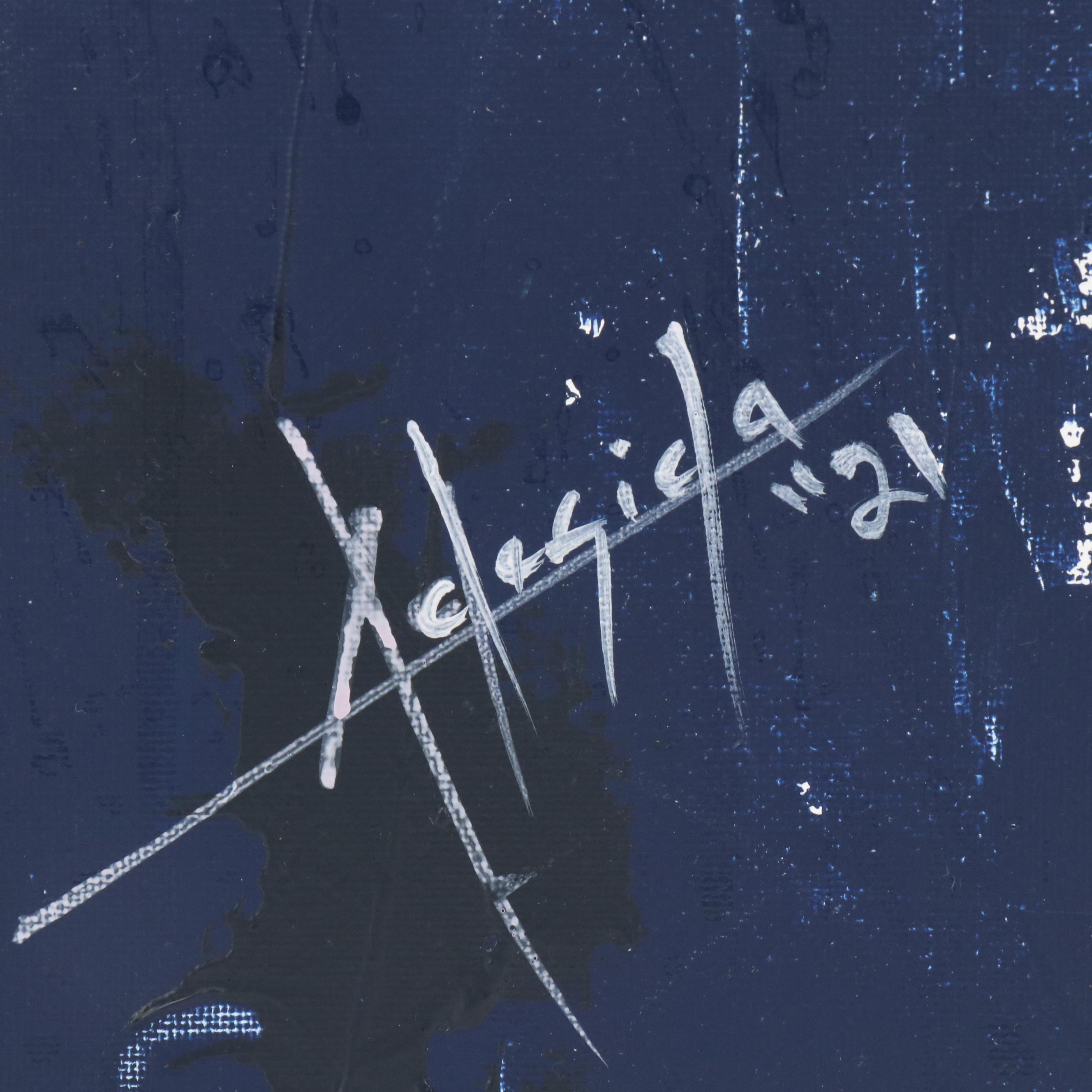 Adedotun Adesida Abstract Acrylic Painting, 2021