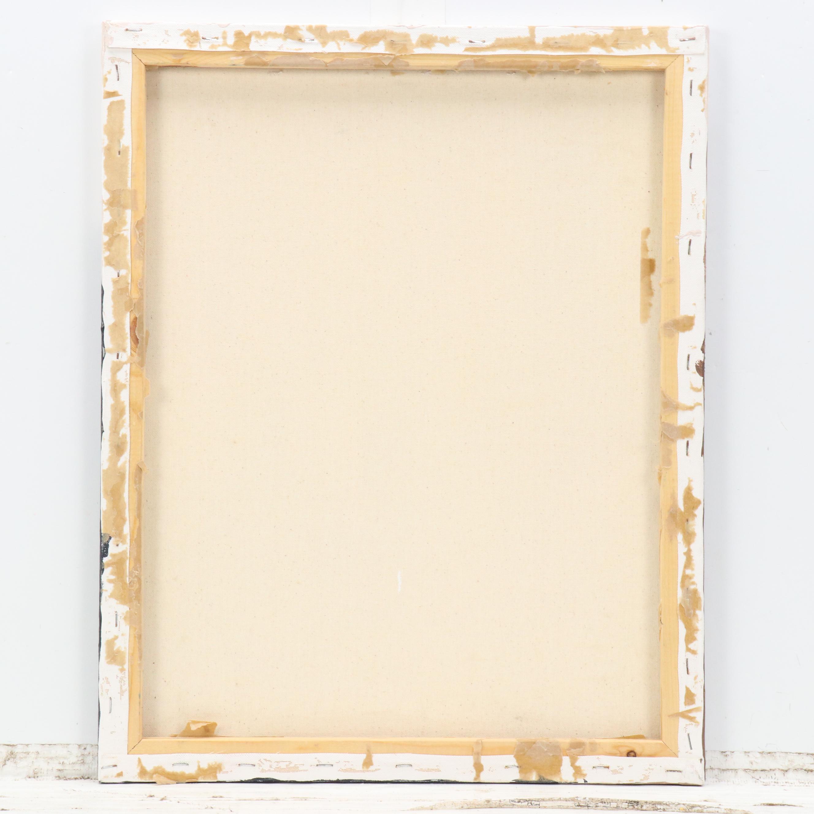 Adedotun Adesida Abstract Acrylic Painting, 2021