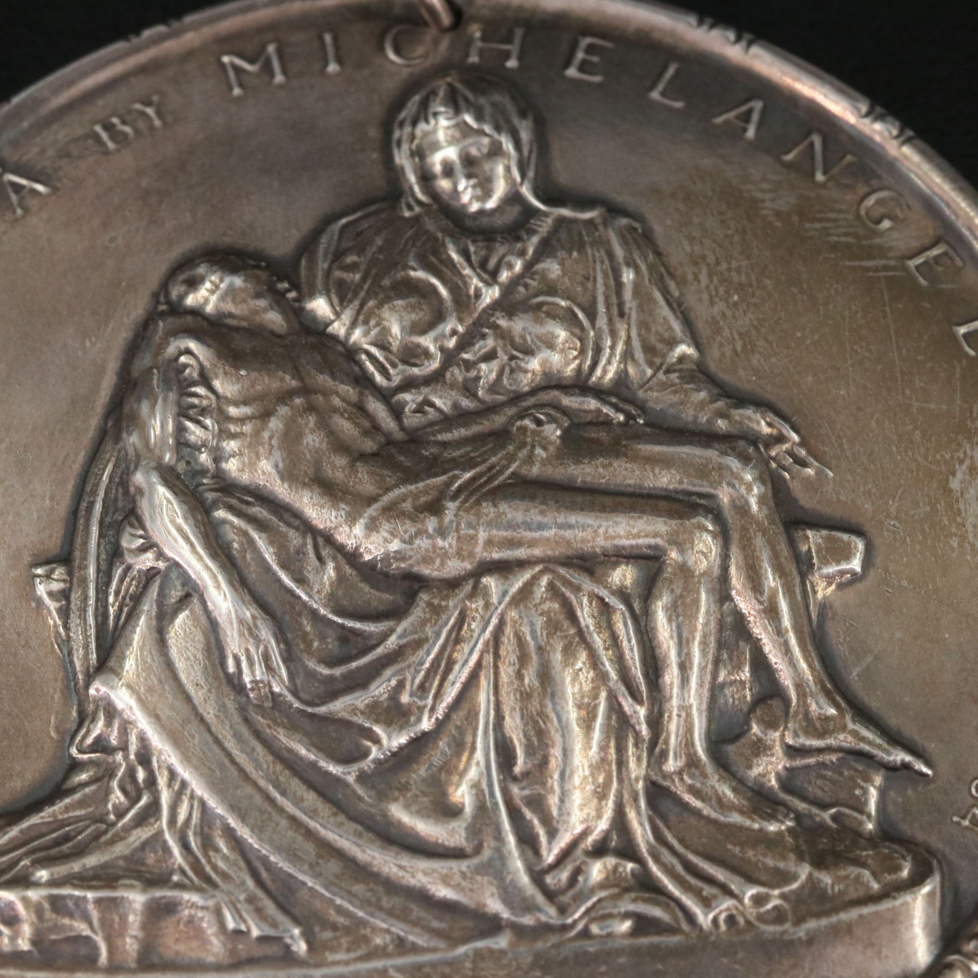 1964 Uni Face Sterling Silver Michelangelo Medal