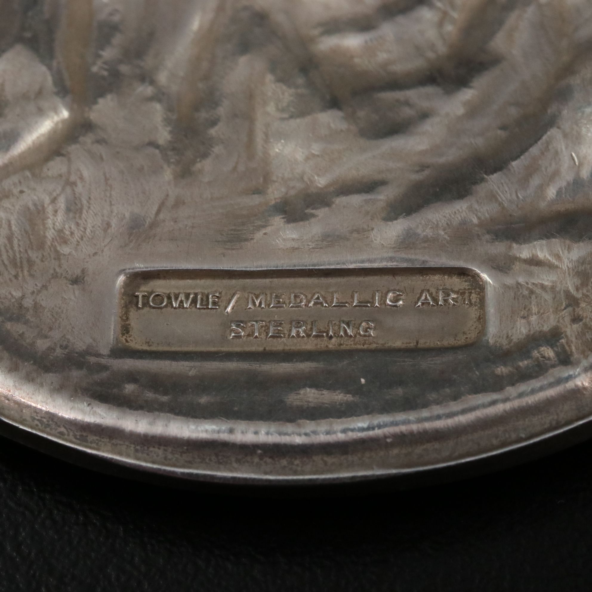 1964 Uni Face Sterling Silver Michelangelo Medal