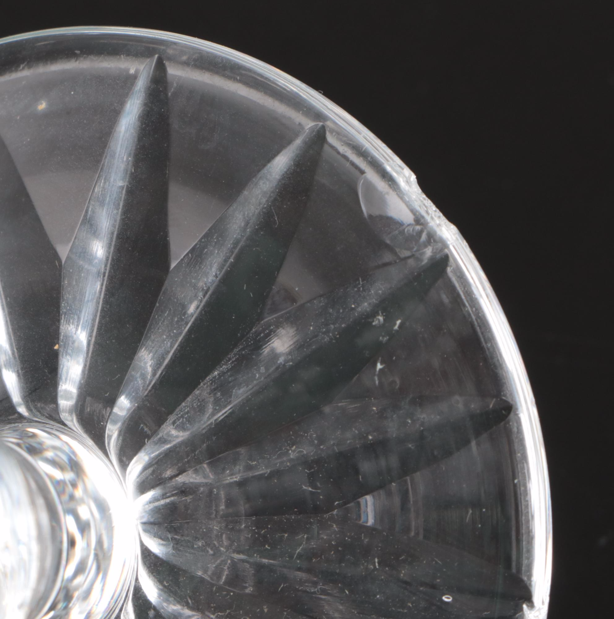 Waterford "Maeve" Martini and Port Wine Glasses