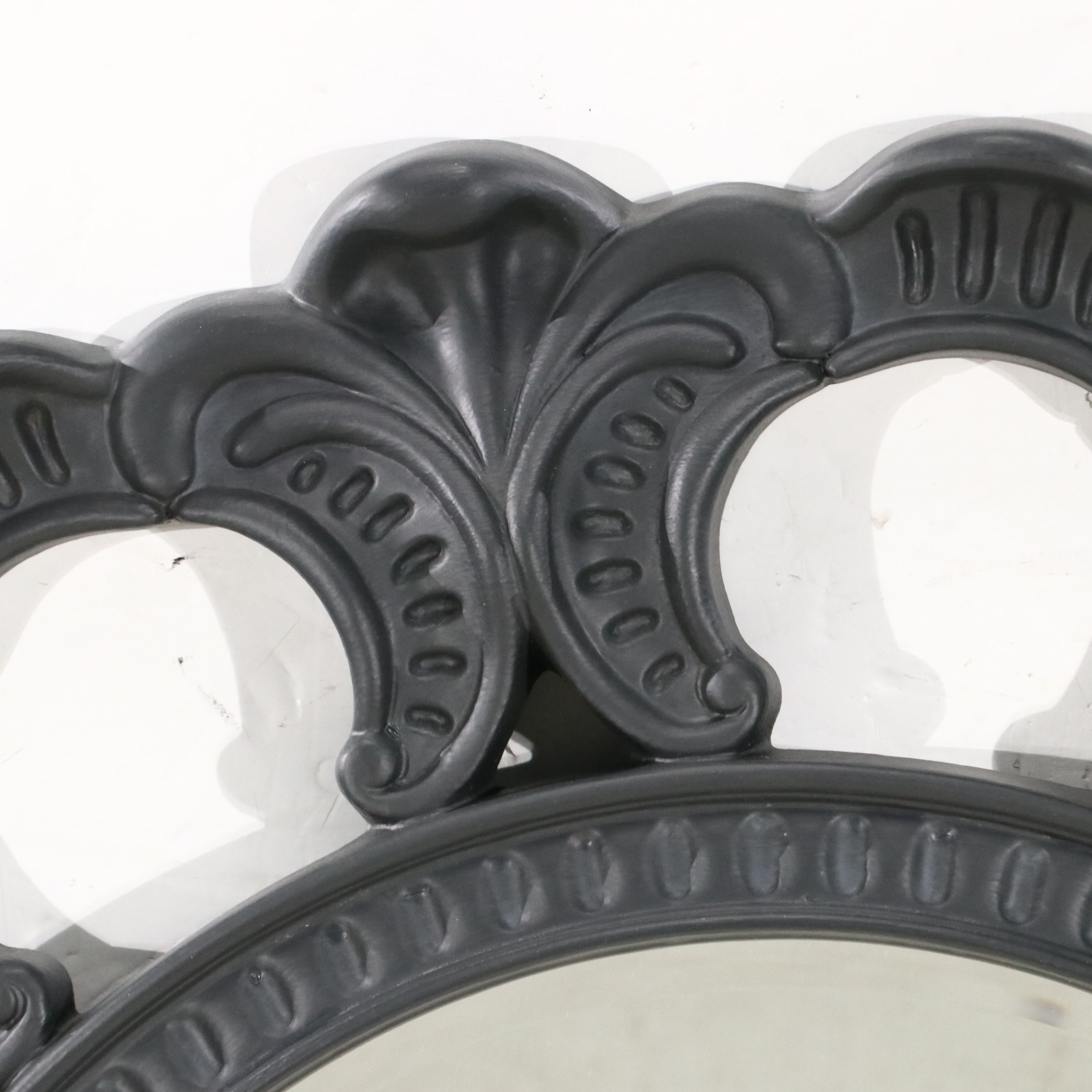 Pair of Stanley Furniture "Aurora" Oversized Medallion Style Wall Mirrors