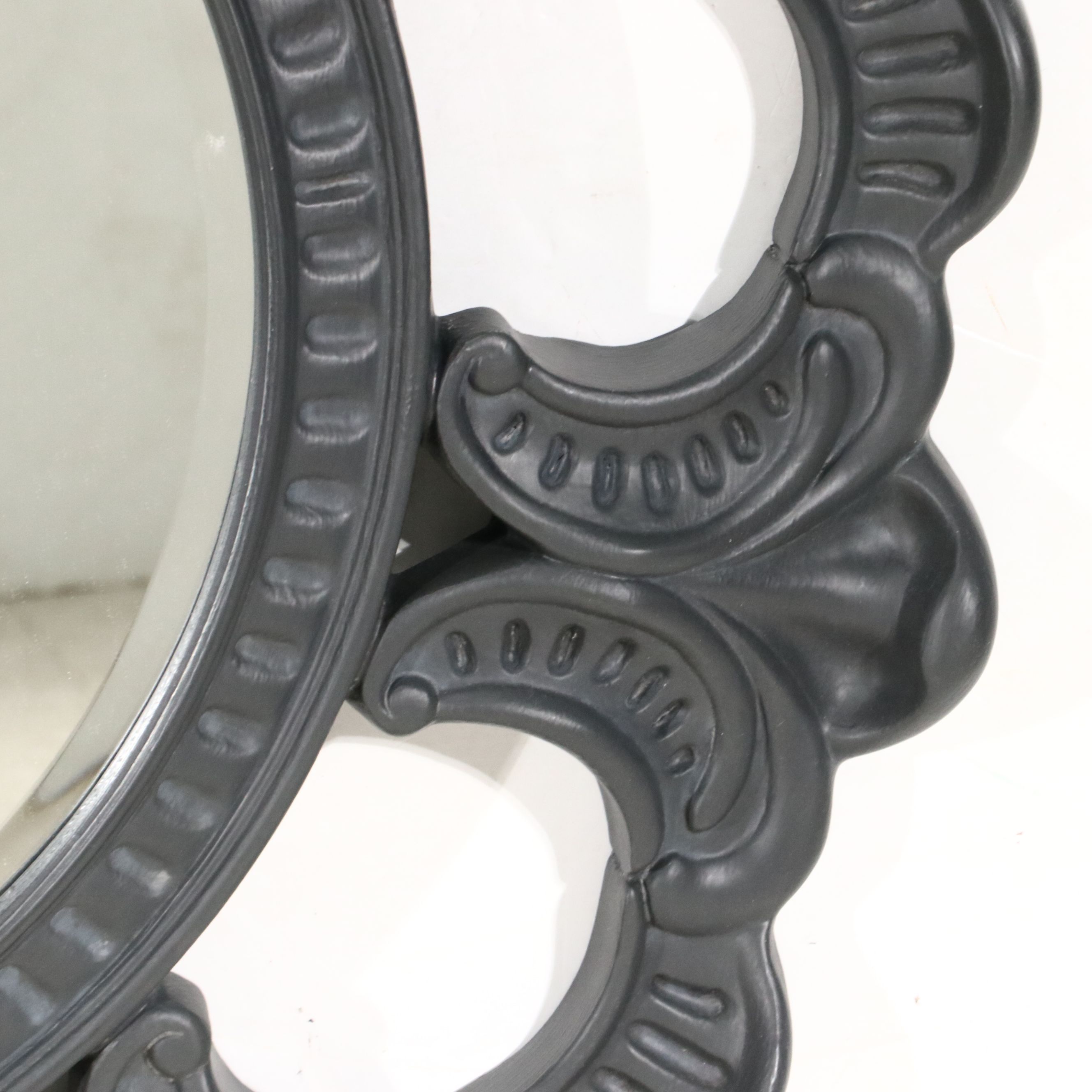 Pair of Stanley Furniture "Aurora" Oversized Medallion Style Wall Mirrors